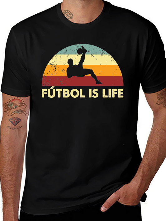 Fútbol Is Life Graphic T-Shirt