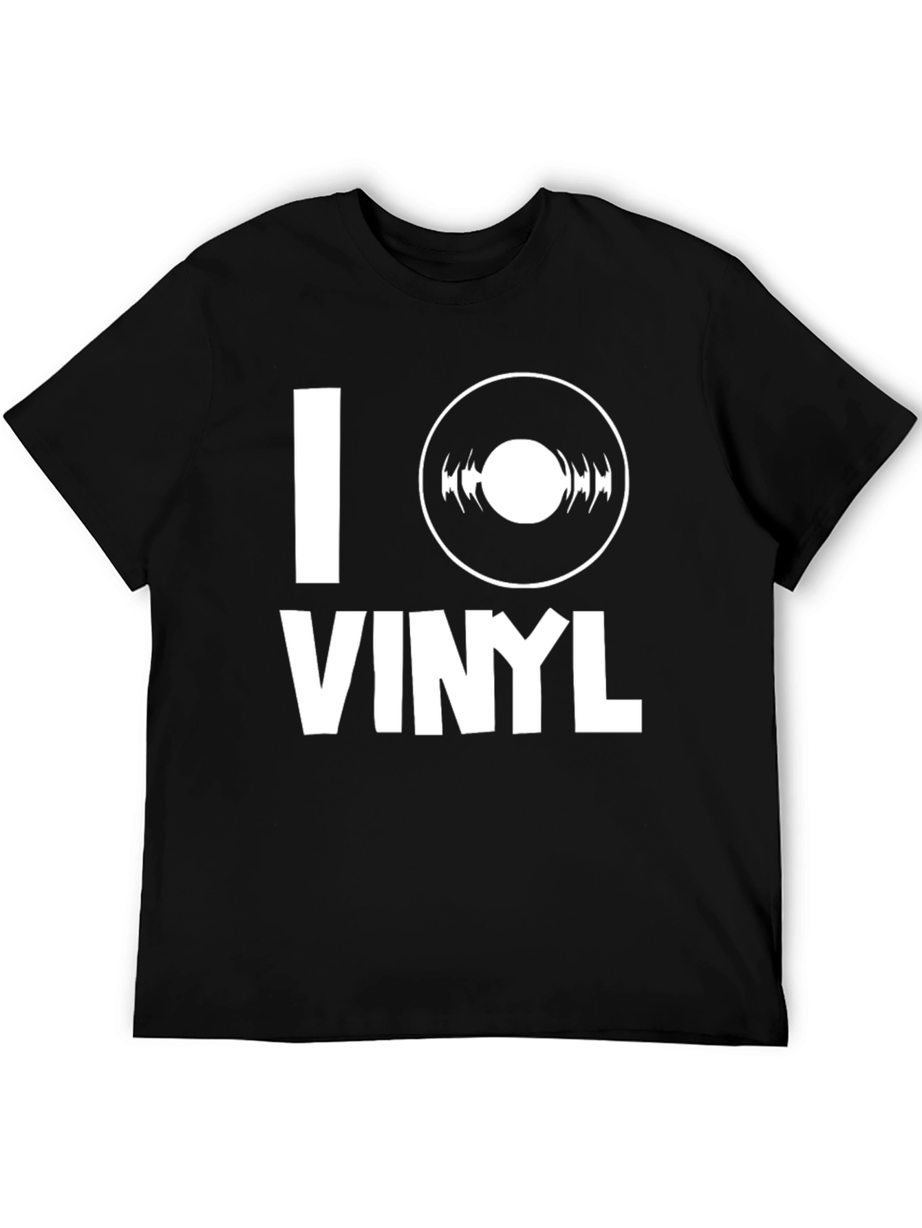 I Heart Vinyl Graphic T-Shirt - Music Lover Tee