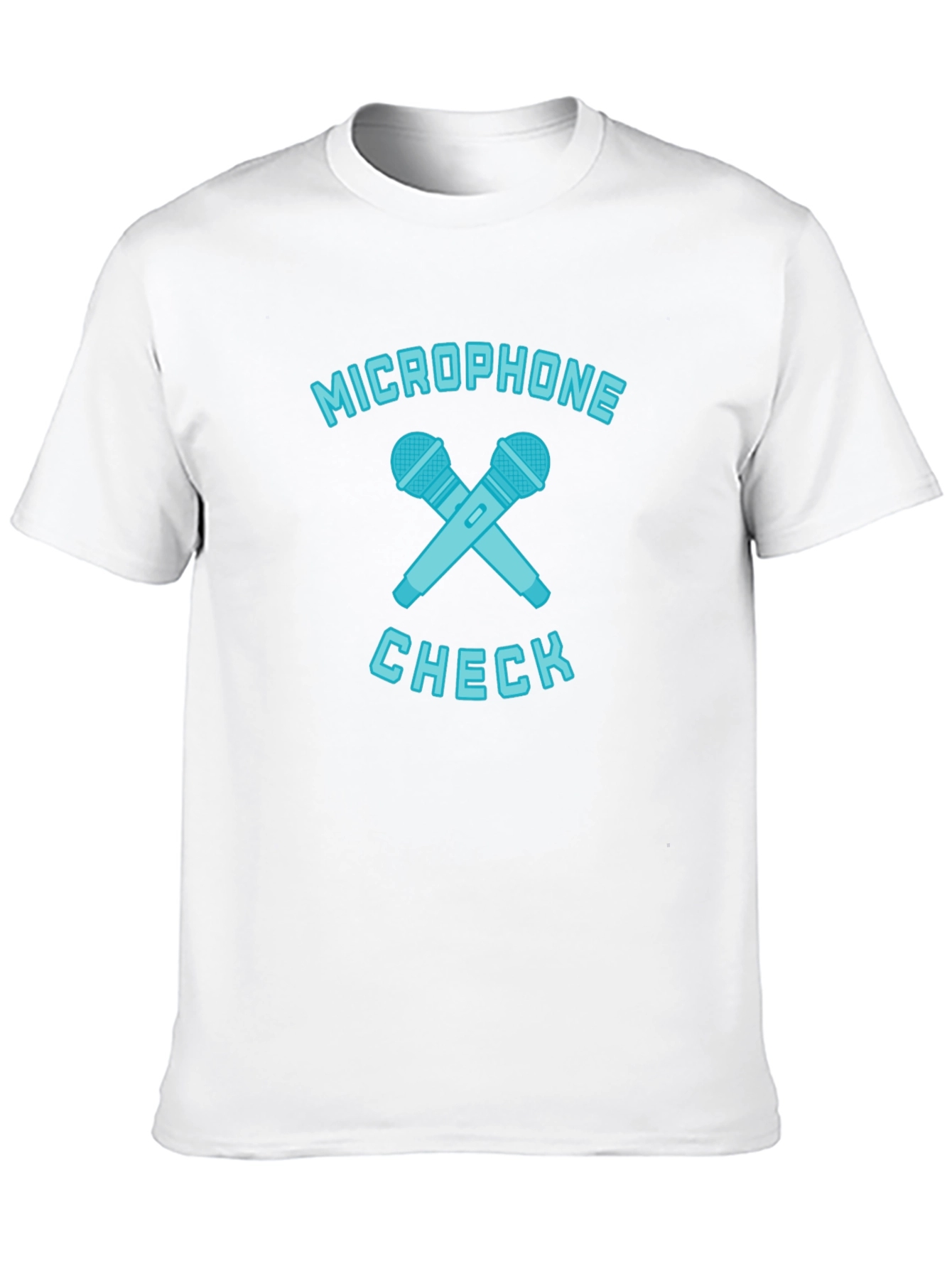 Microphone Check Graphic T-Shirt