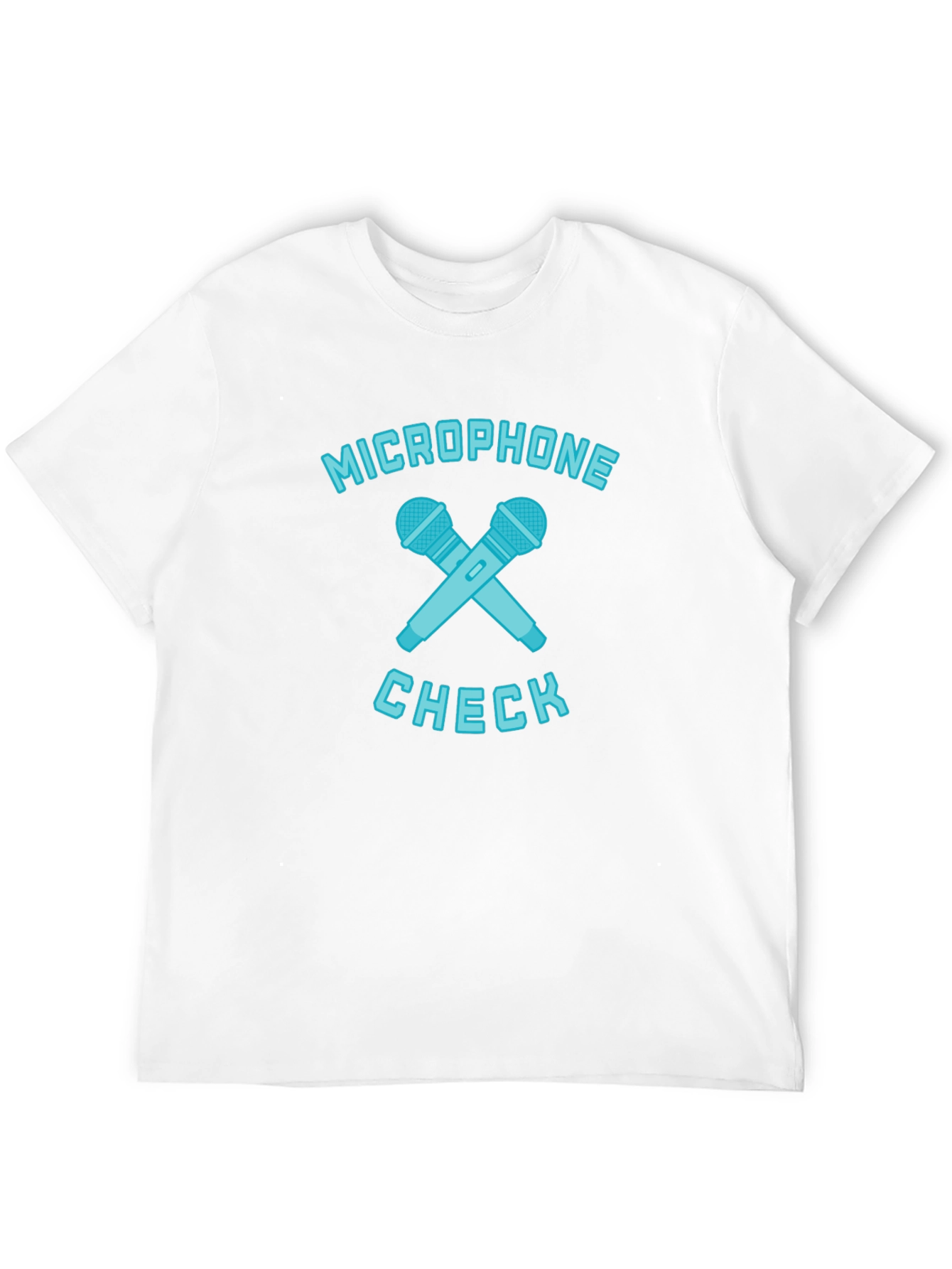 Microphone Check Graphic T-Shirt