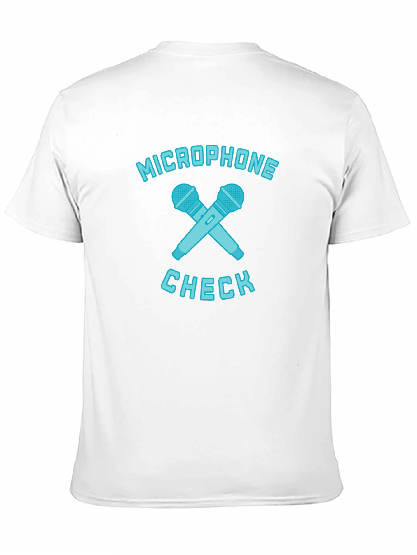 Microphone Check Graphic T-Shirt