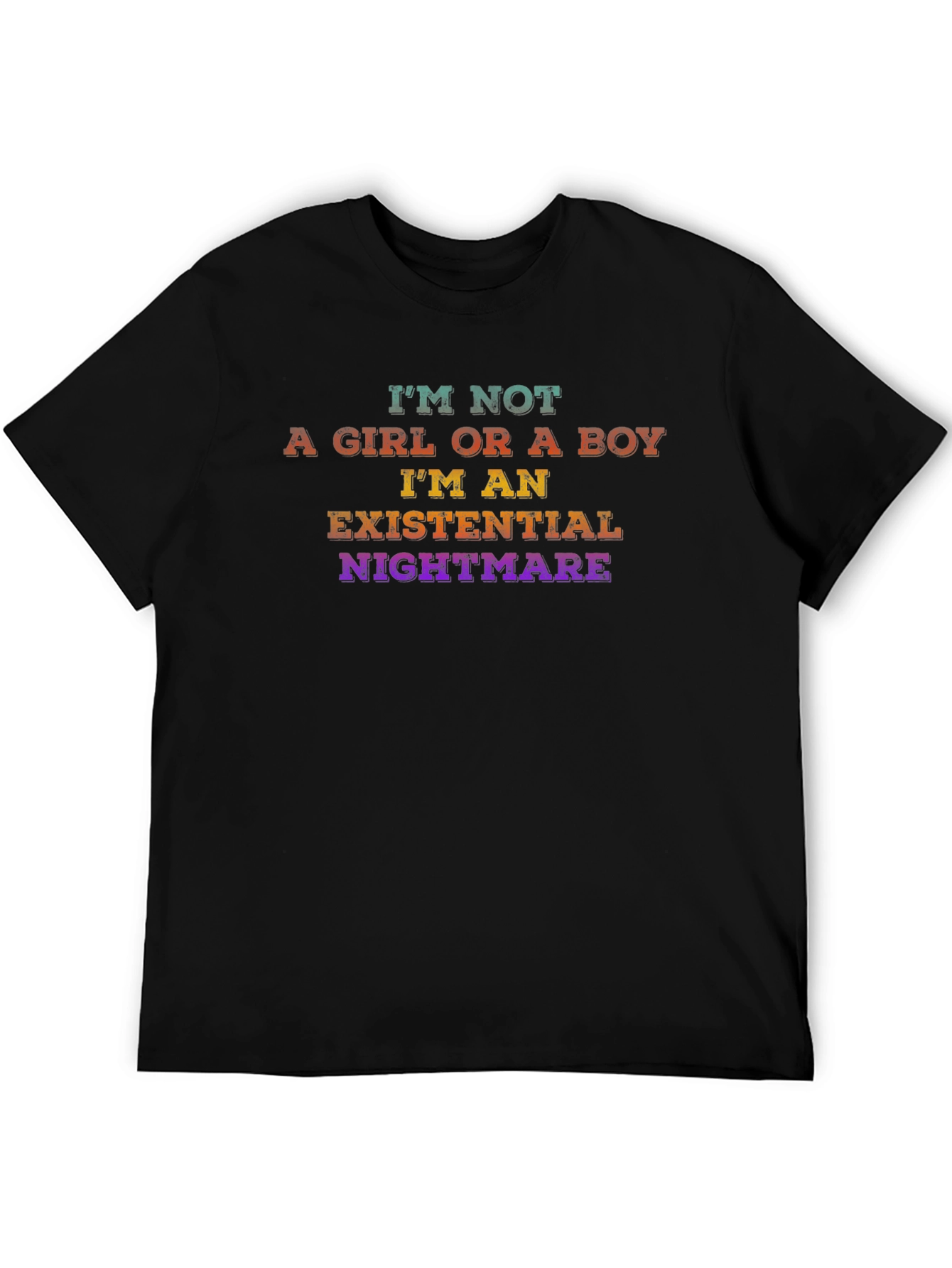 Existential Nightmare Graphic Tee - Soft Cotton Blend