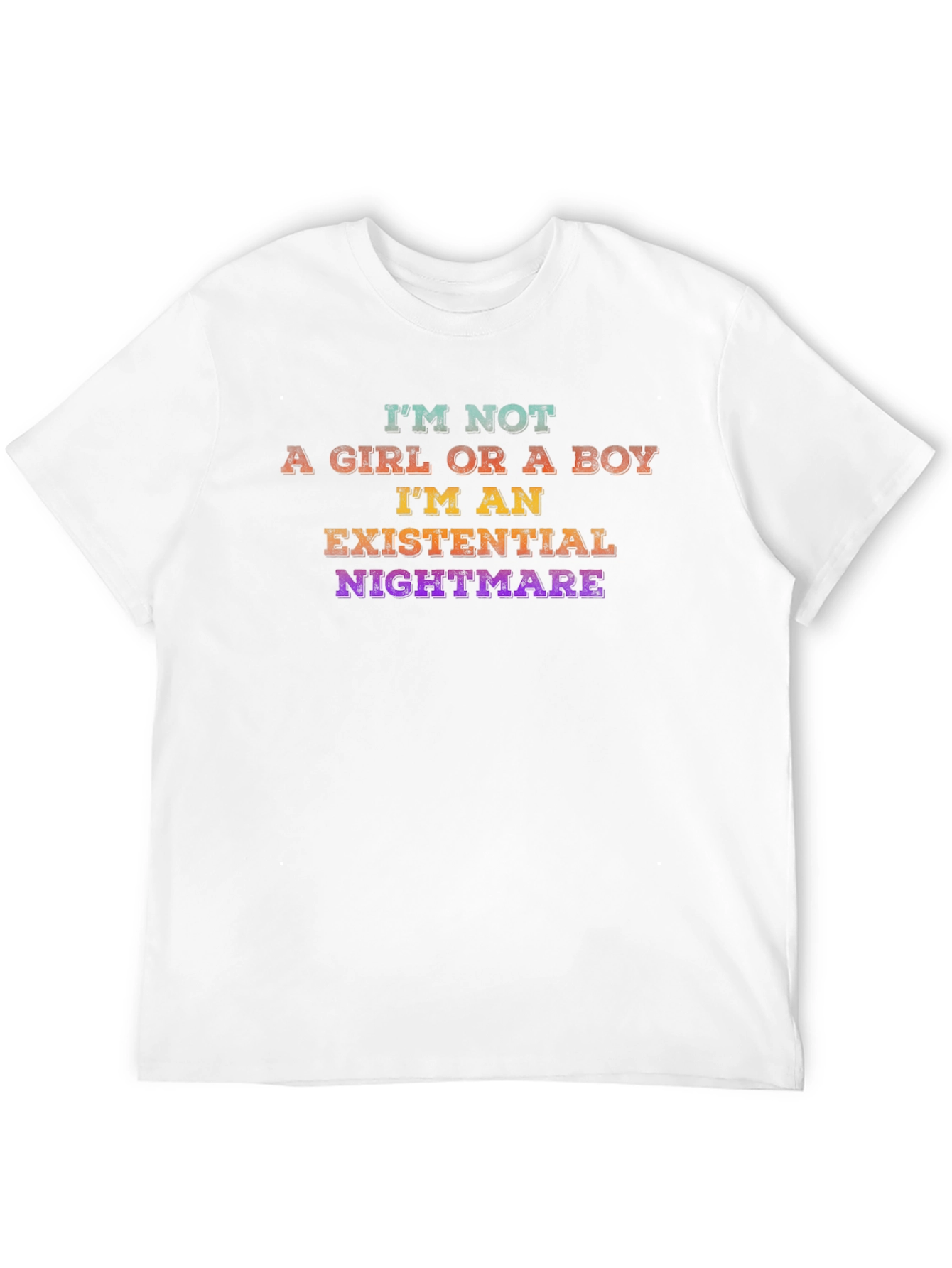 Existential Nightmare Graphic Tee - Soft Cotton Blend