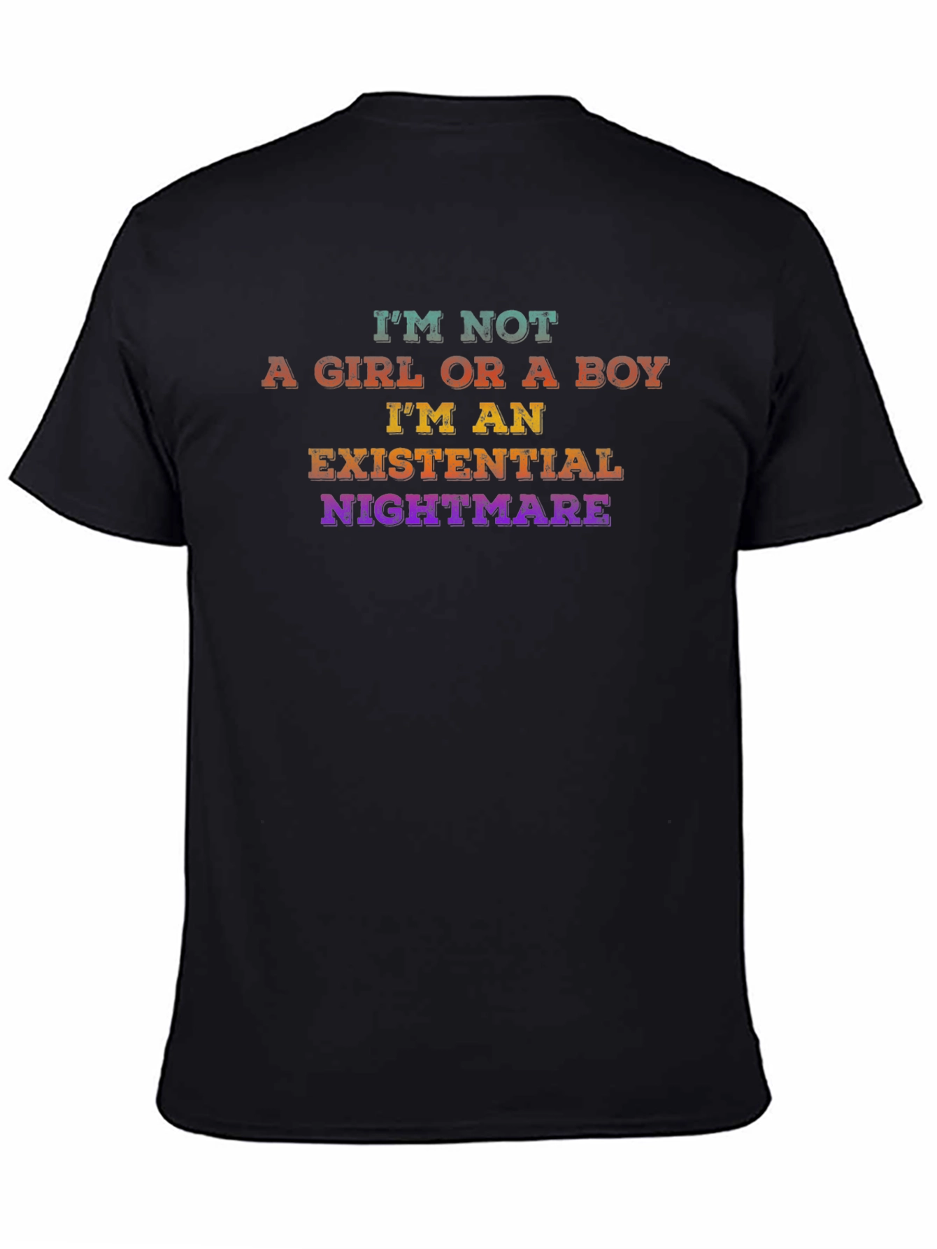 Existential Nightmare Graphic Tee - Soft Cotton Blend