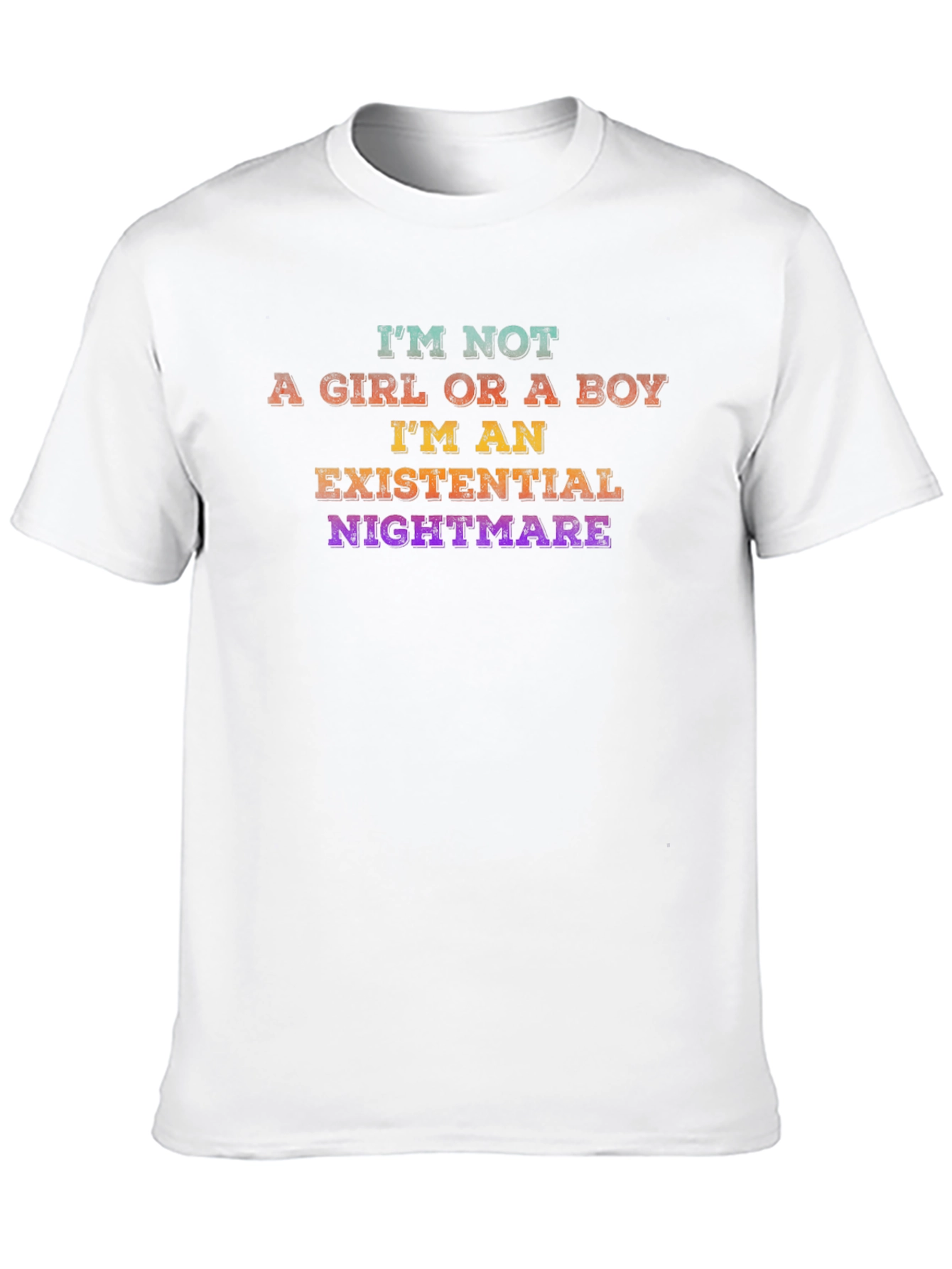 Existential Nightmare Graphic Tee - Soft Cotton Blend