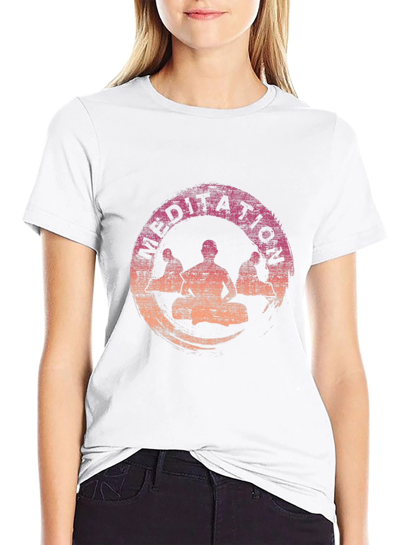 Meditation T-Shirt Relaxed Zen Tee