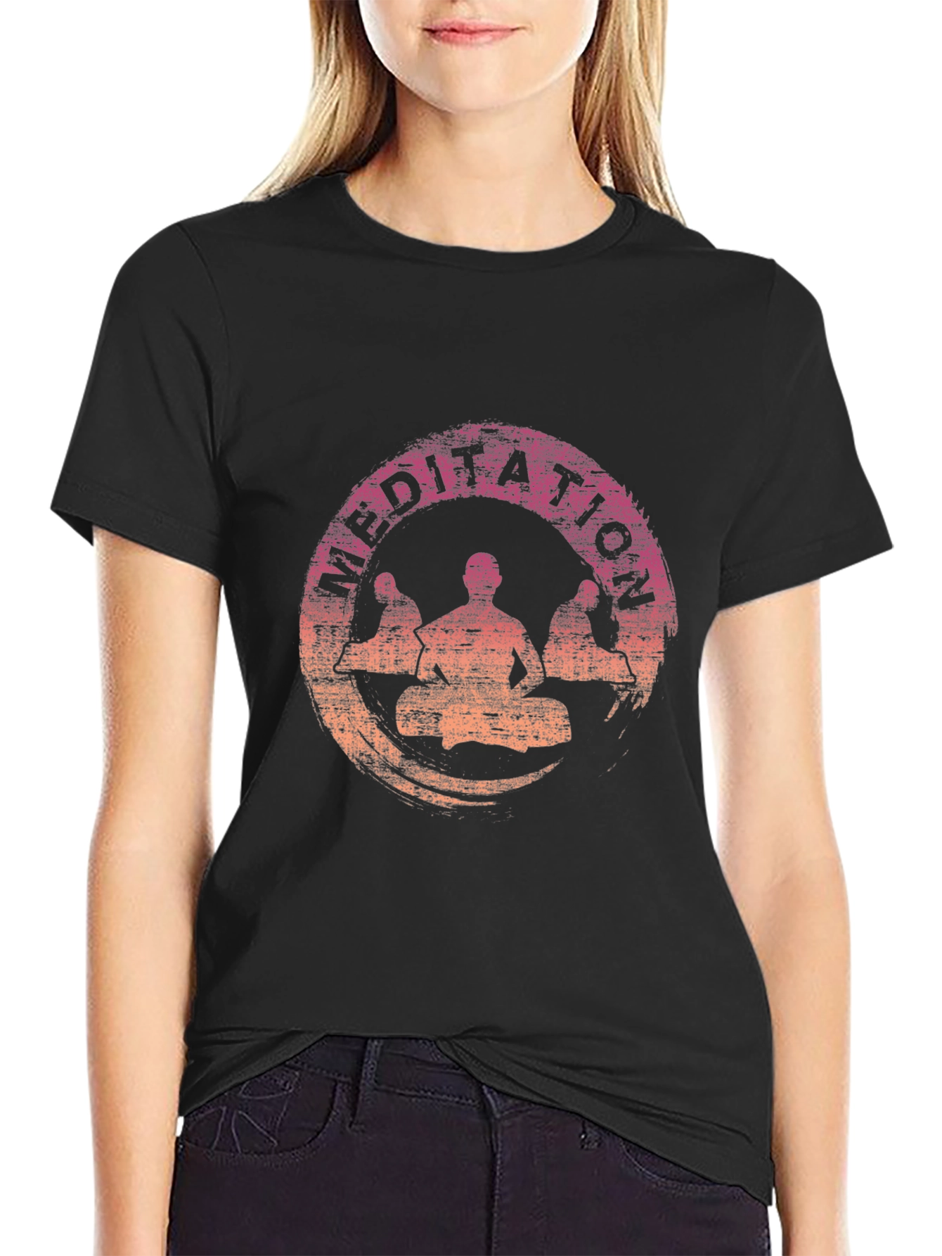 Meditation T-Shirt Relaxed Zen Tee