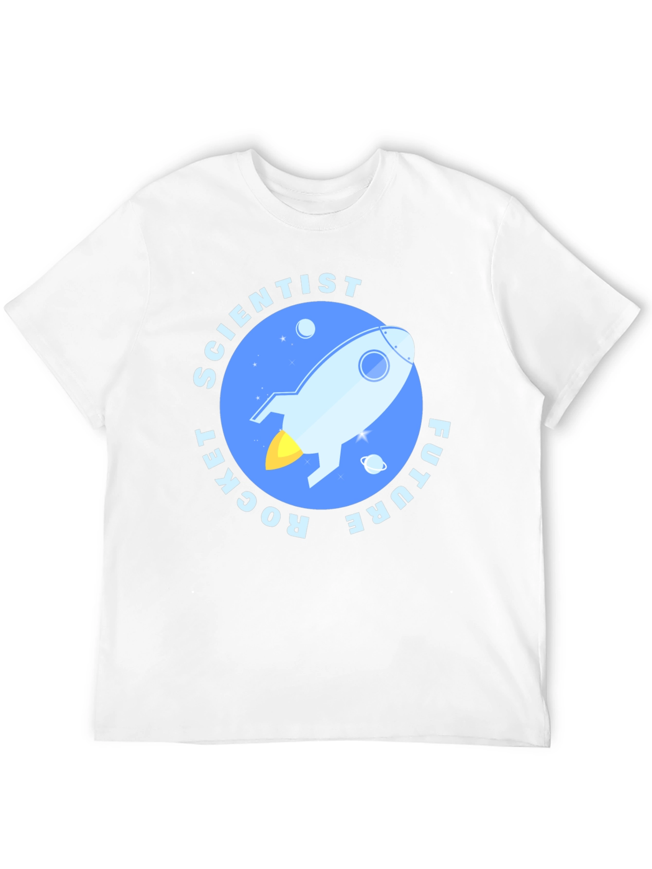 Future Rocket Scientist Black T-Shirt