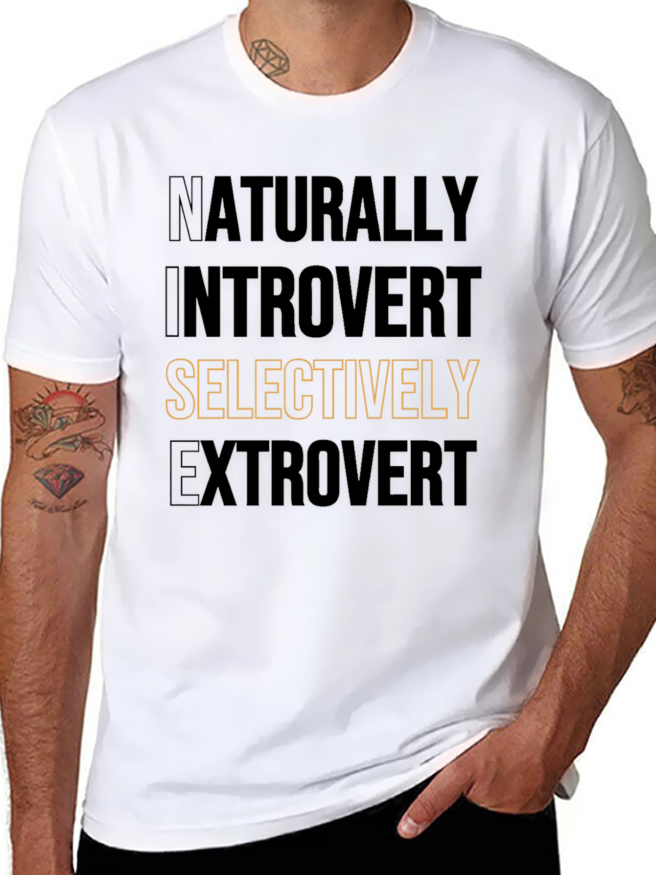 Introvert/Extrovert Graphic Tee - Funny Statement T-Shirt