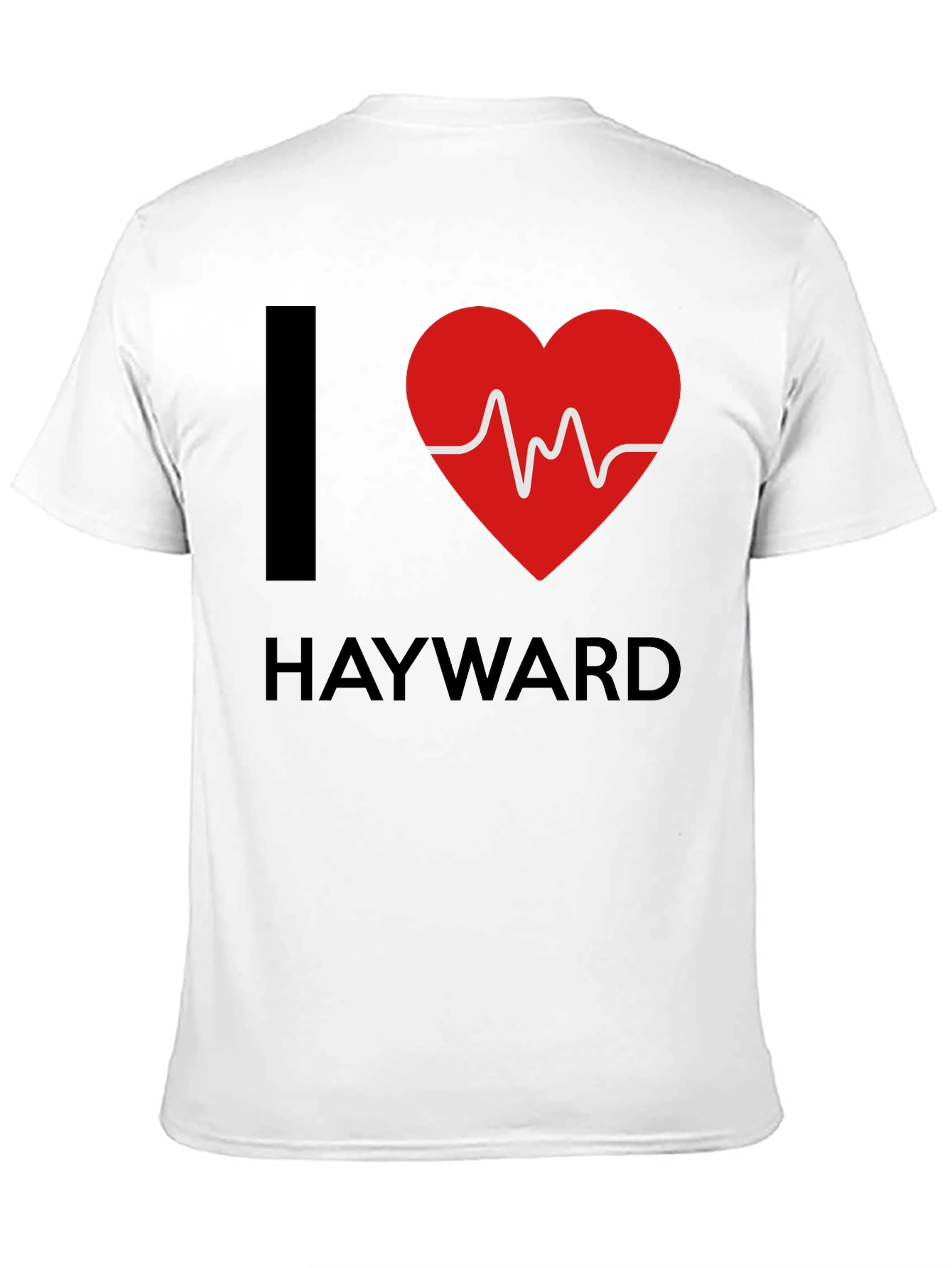 I Heart Hayward Graphic Tee - Black Cotton T-Shirt