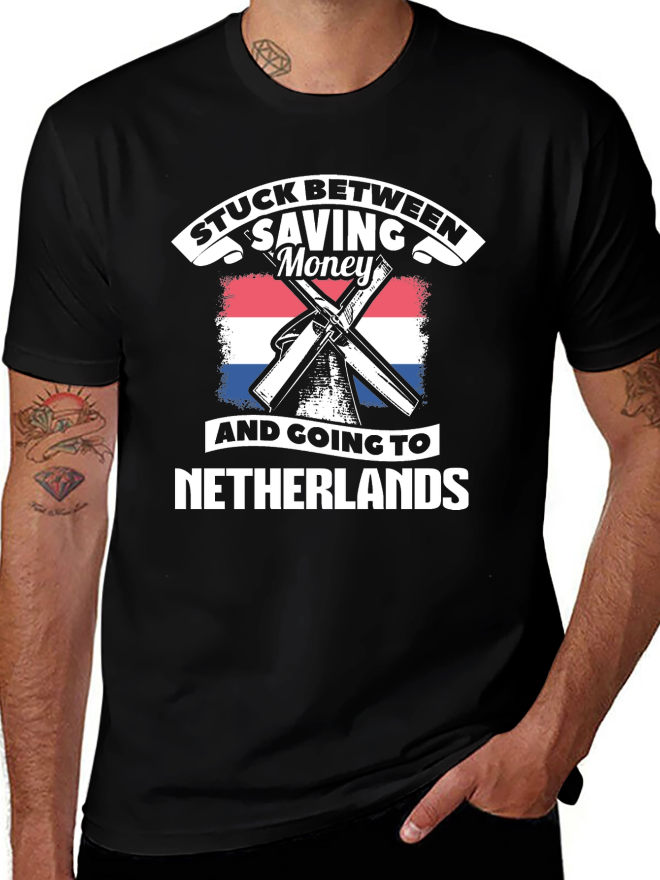 Netherlands Saving Money Graphic T-Shirt