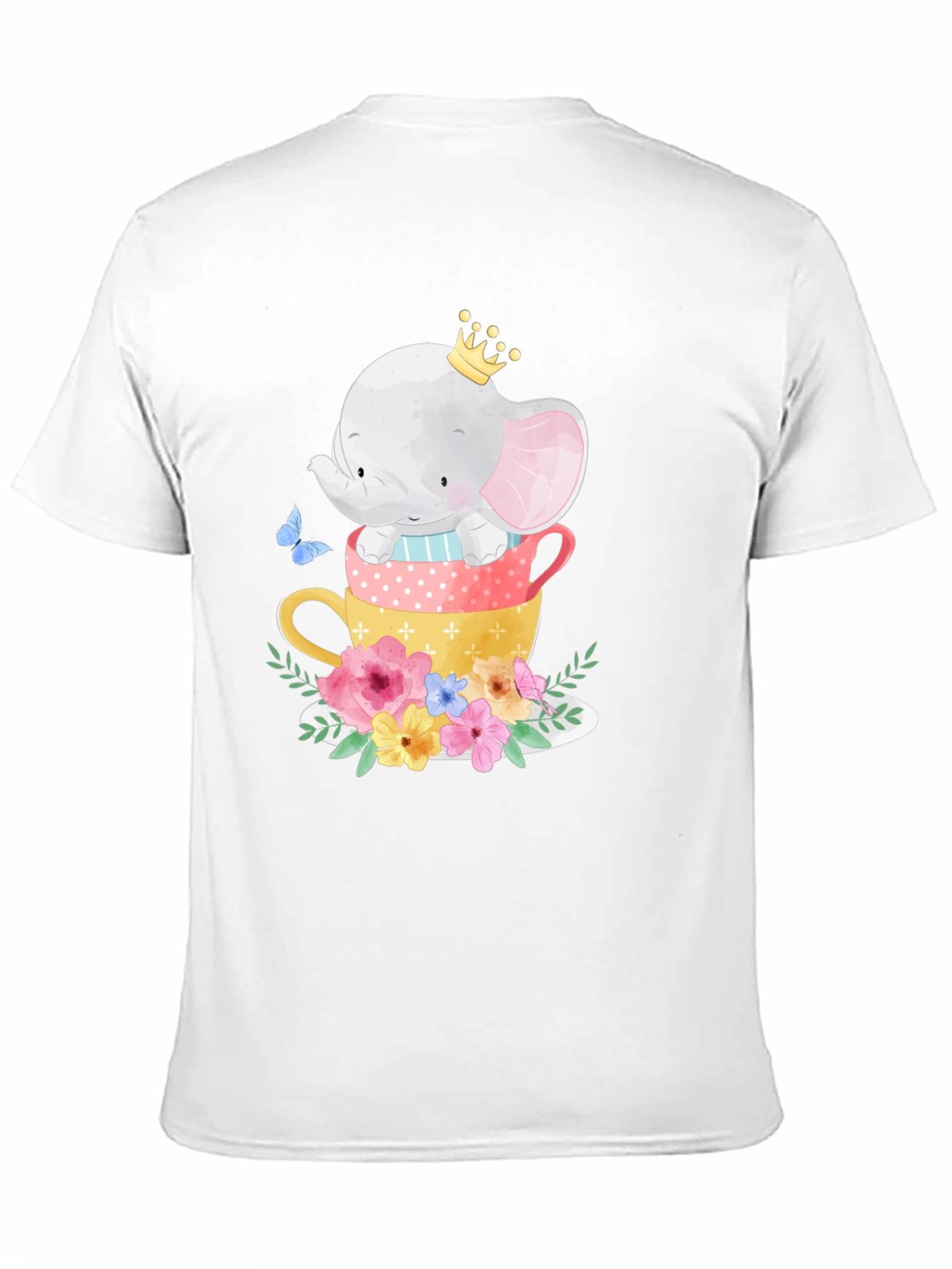Elephant in Teacups Graphic Tee
