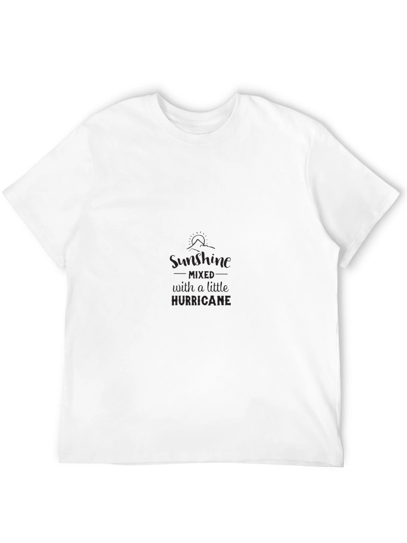 Sunshine & Hurricane Graphic Black T-Shirt
