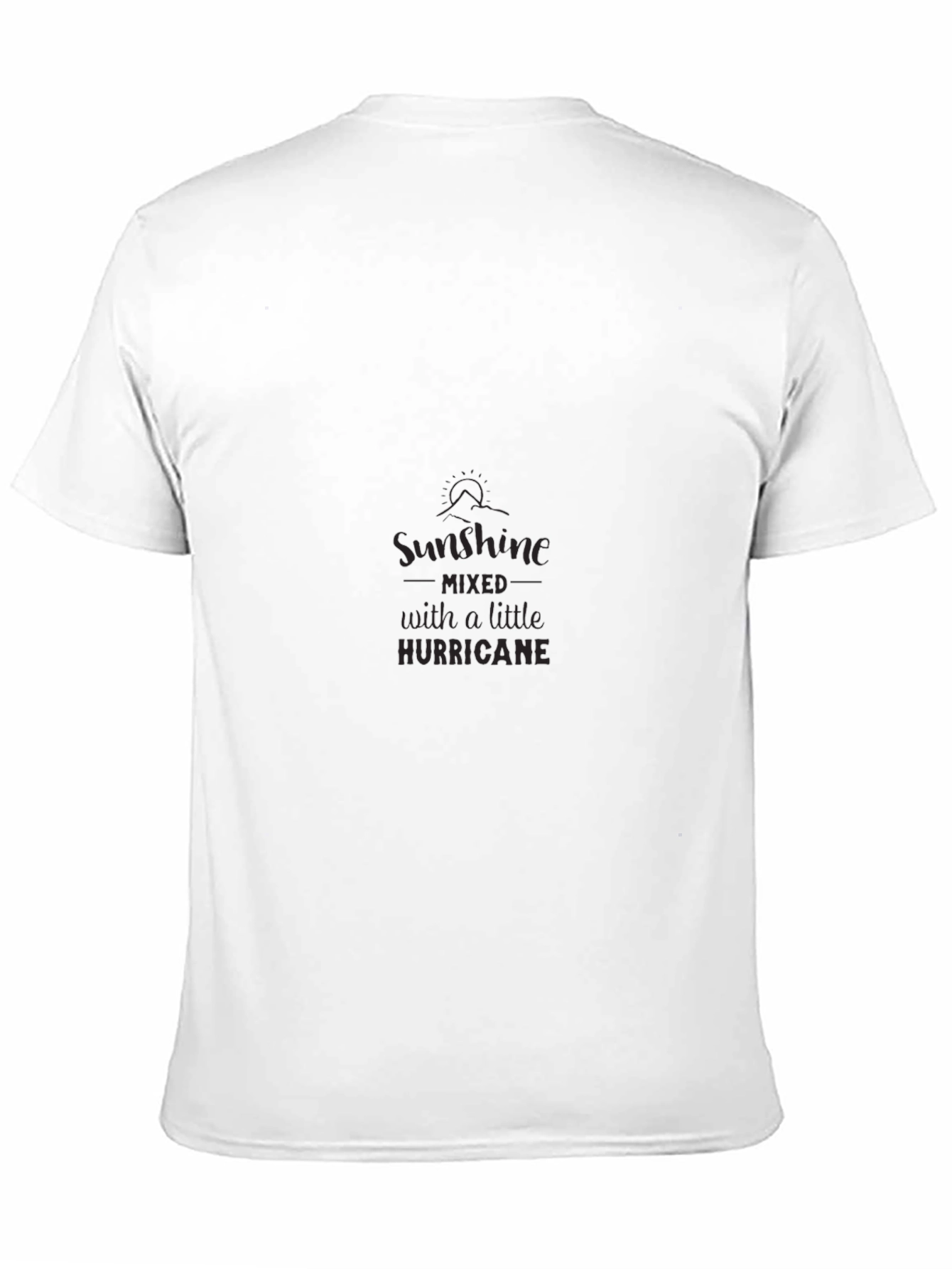 Sunshine & Hurricane Graphic Black T-Shirt
