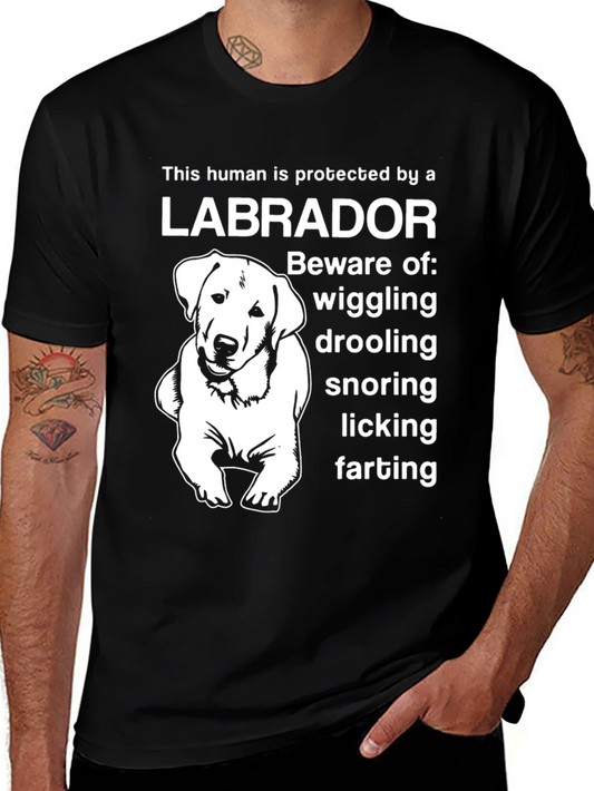 Labrador Protector T-Shirt - Beware of Wiggling!
