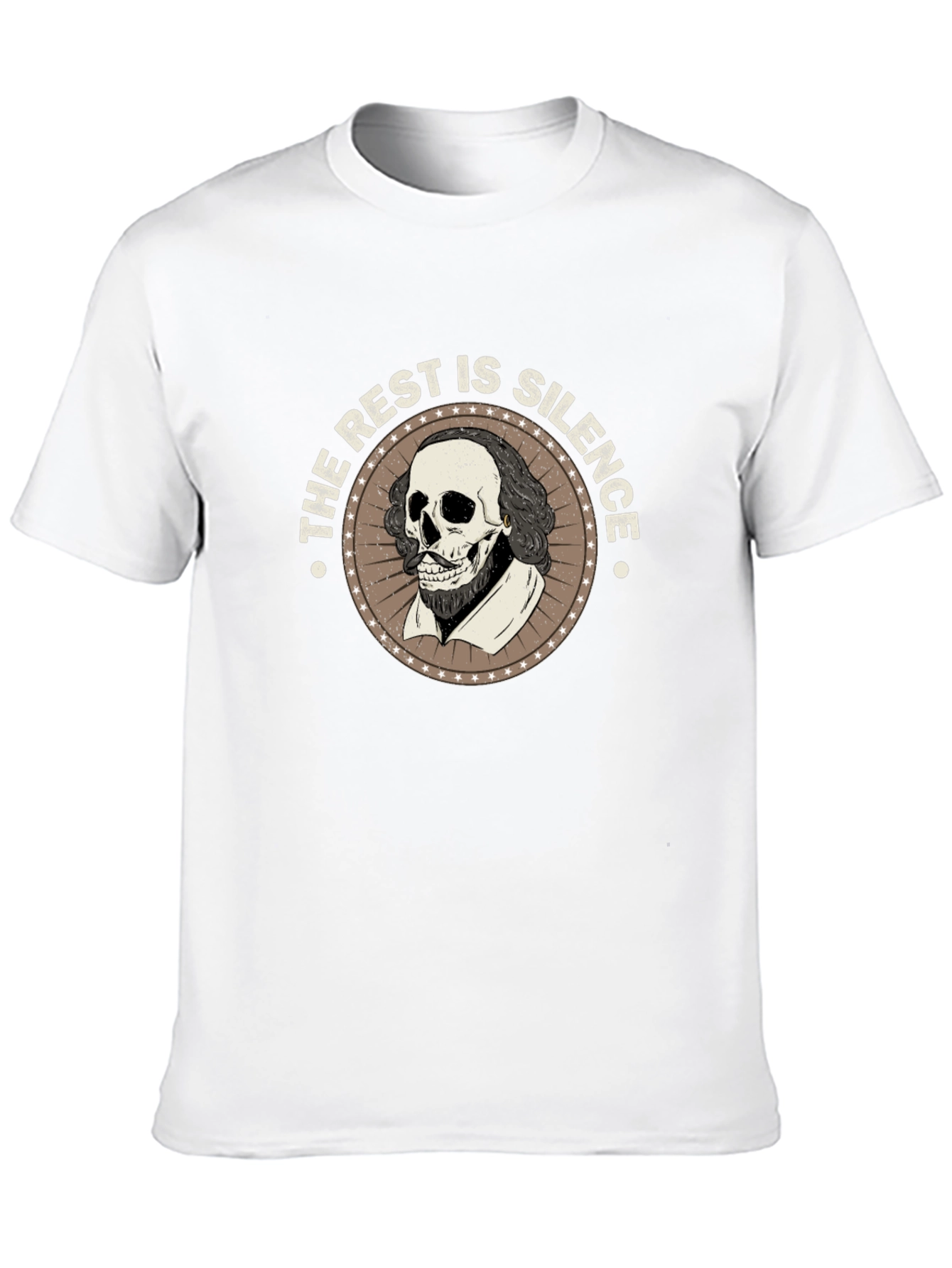 Shakespeare Skull T-Shirt - The Rest is Silence