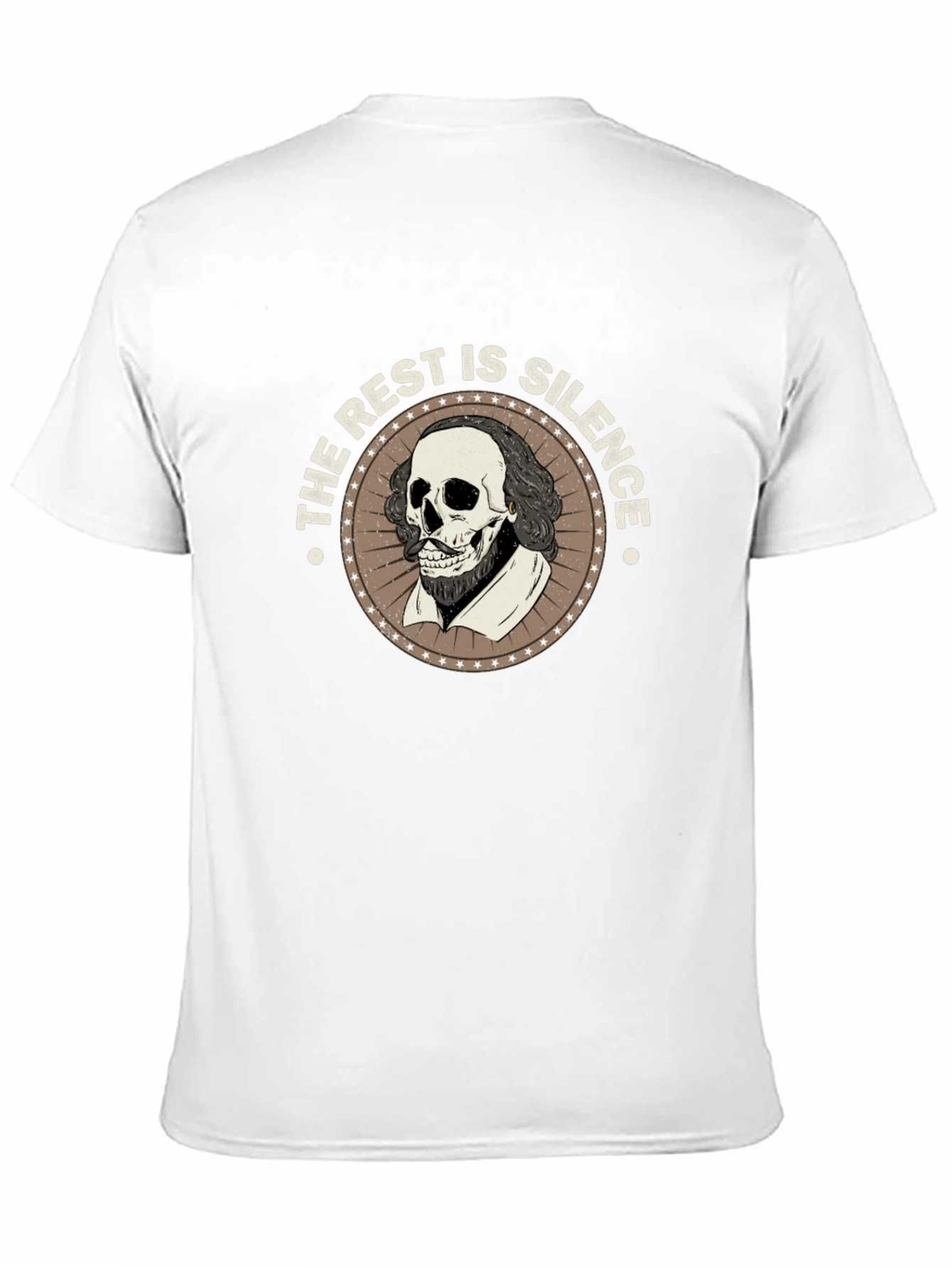 Shakespeare Skull T-Shirt - The Rest is Silence