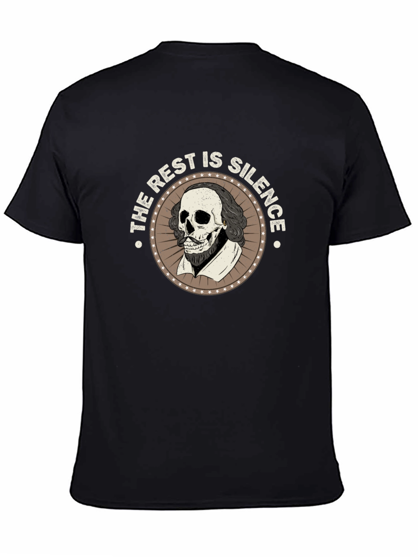 Shakespeare Skull T-Shirt - The Rest is Silence