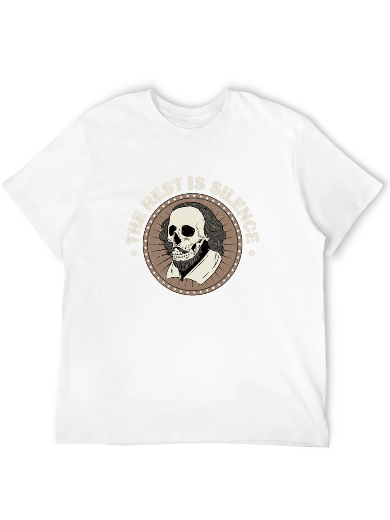 Shakespeare Skull T-Shirt - The Rest is Silence