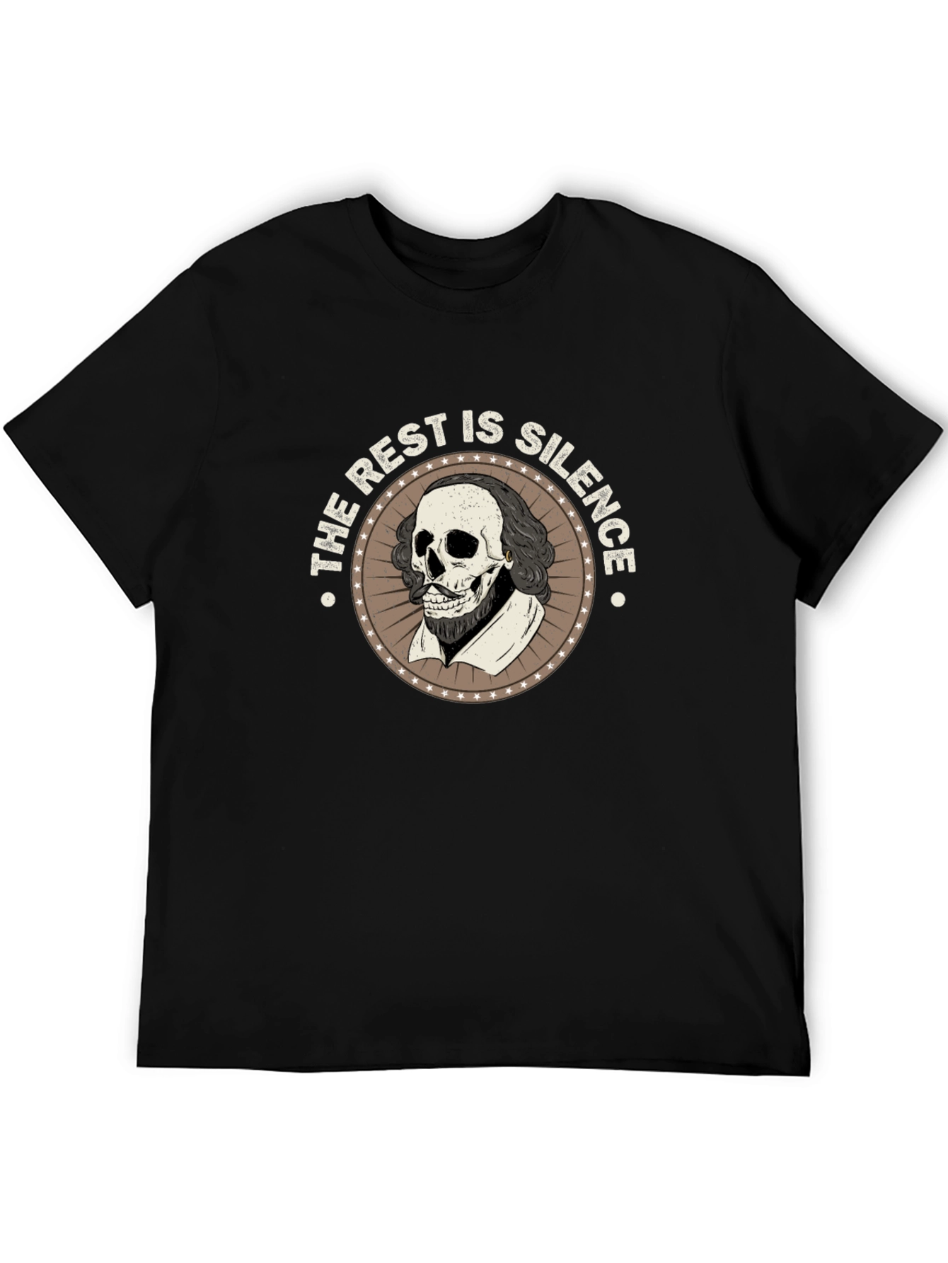 Shakespeare Skull T-Shirt - The Rest is Silence
