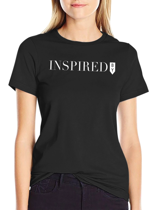 Inspired By Black Cotton Tee