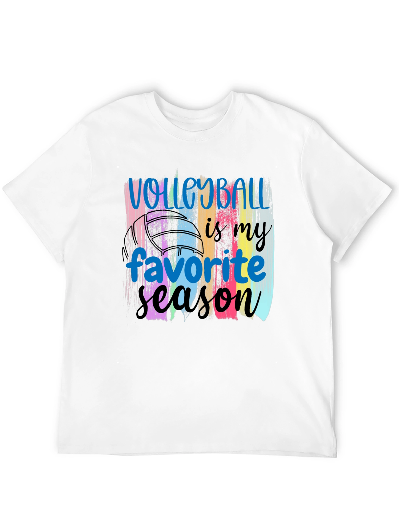 Volleyball Season Graphic T-Shirt