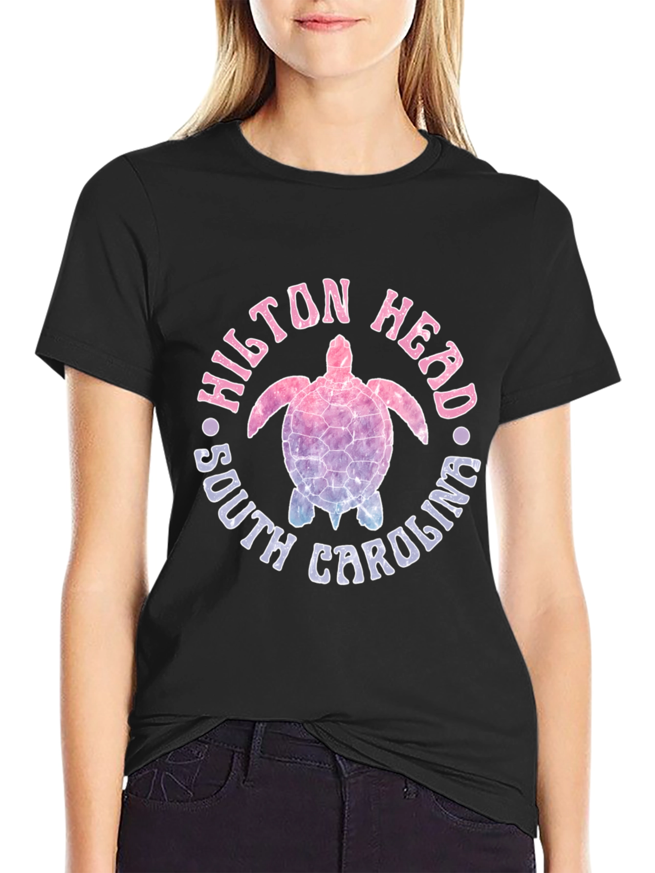 Hilton Head Turtle Graphic T-Shirt