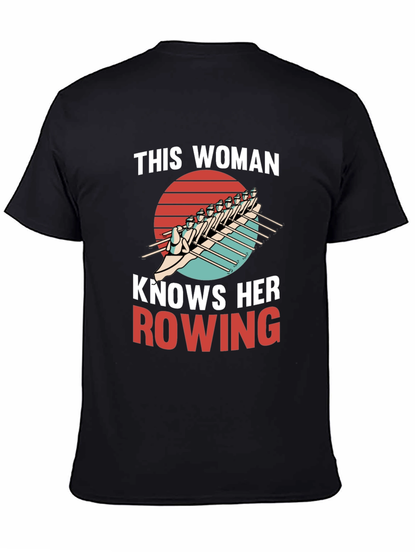 Rowing Enthusiast Tee: This Woman Knows Rowing