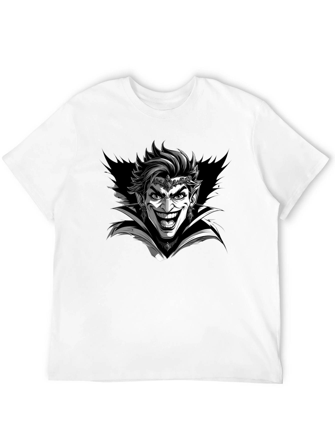 Joker Vampire Graphic Tee - Mens Black T-Shirt