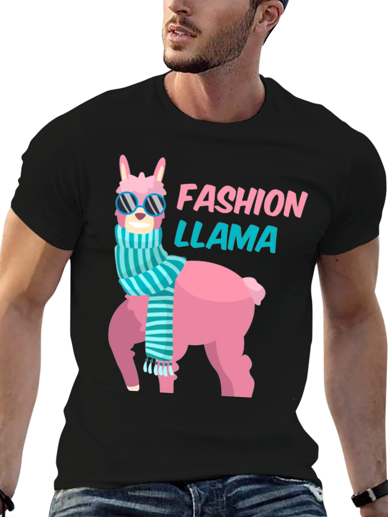 Fashion Llama Graphic T-Shirt
