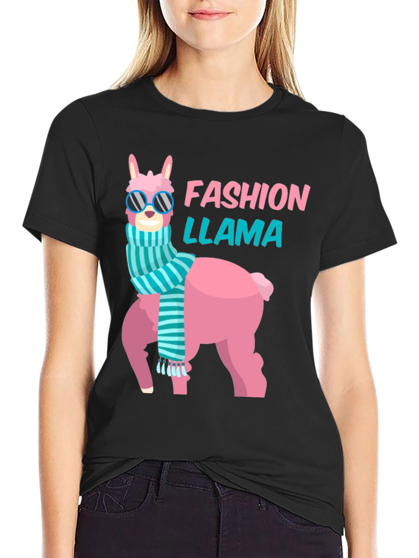 Fashion Llama Graphic T-Shirt