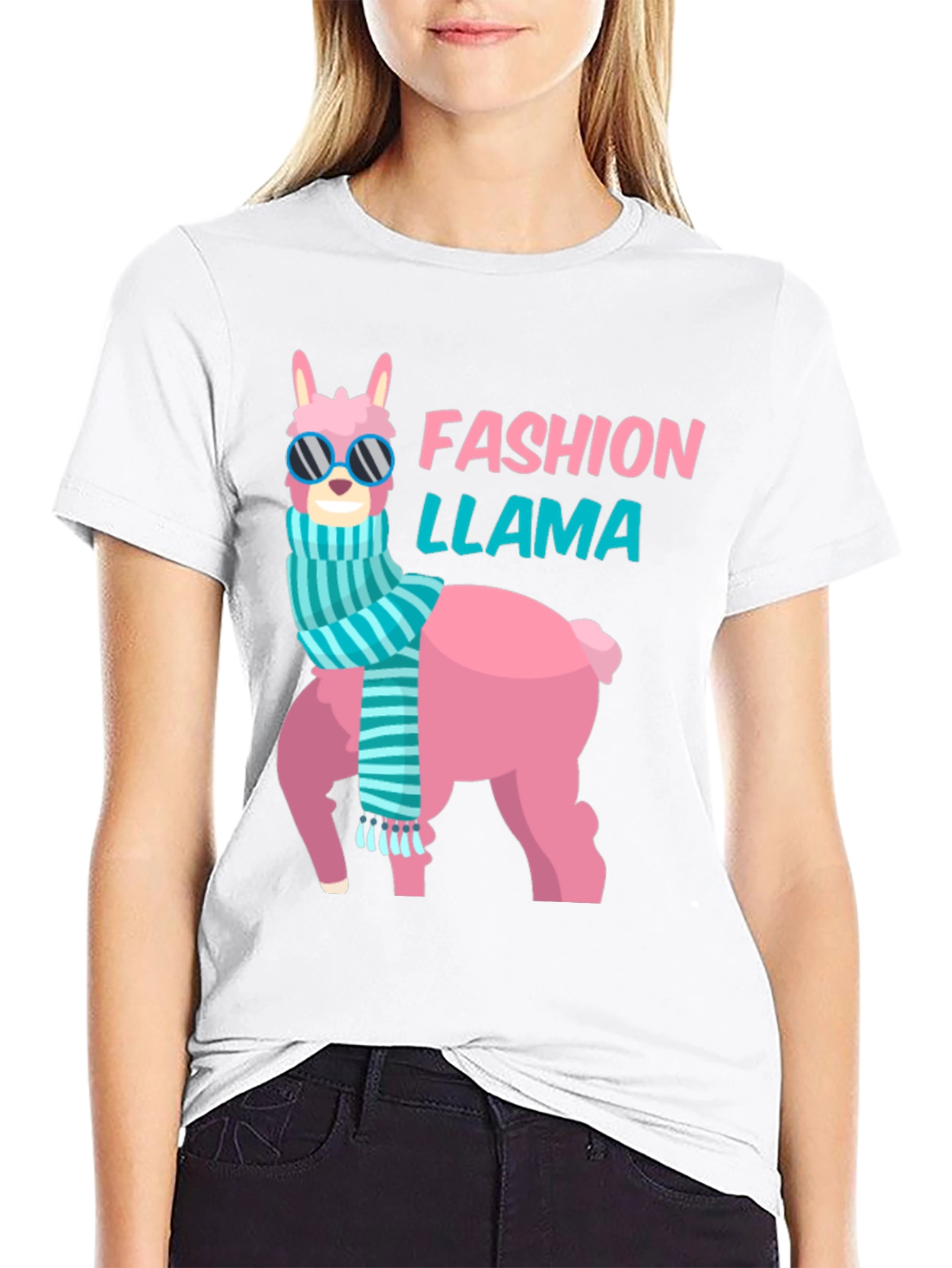 Fashion Llama Graphic T-Shirt