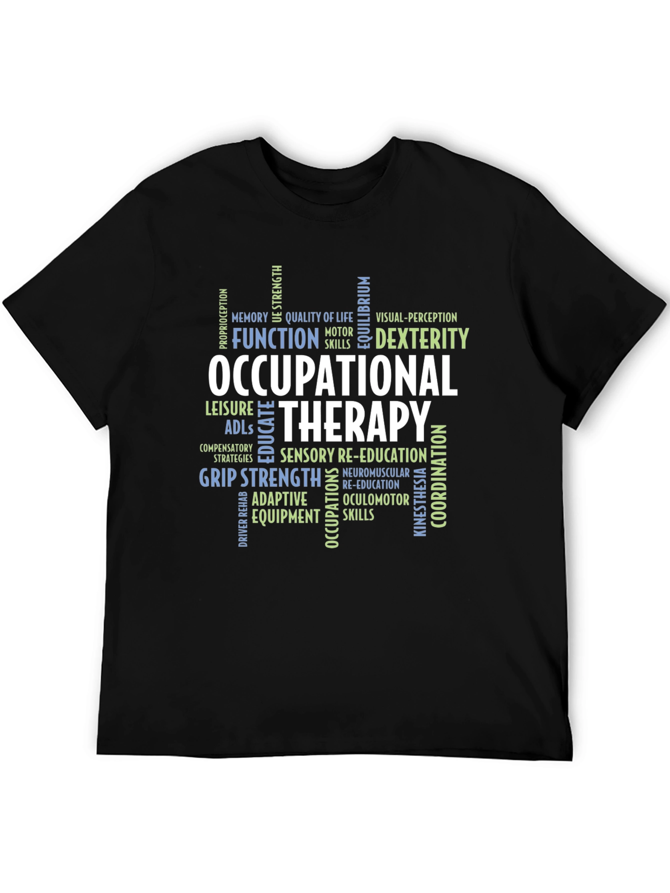 Occupational Therapy Skills Black T-Shirt