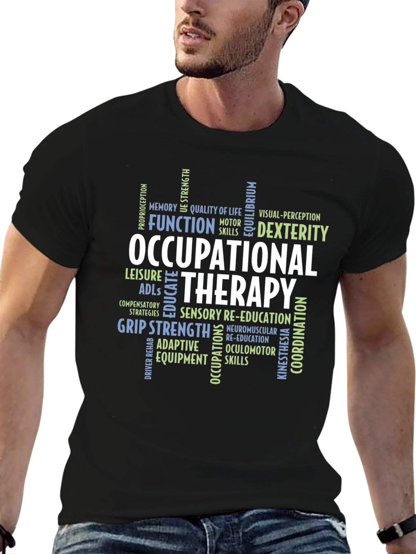Occupational Therapy Skills Black T-Shirt