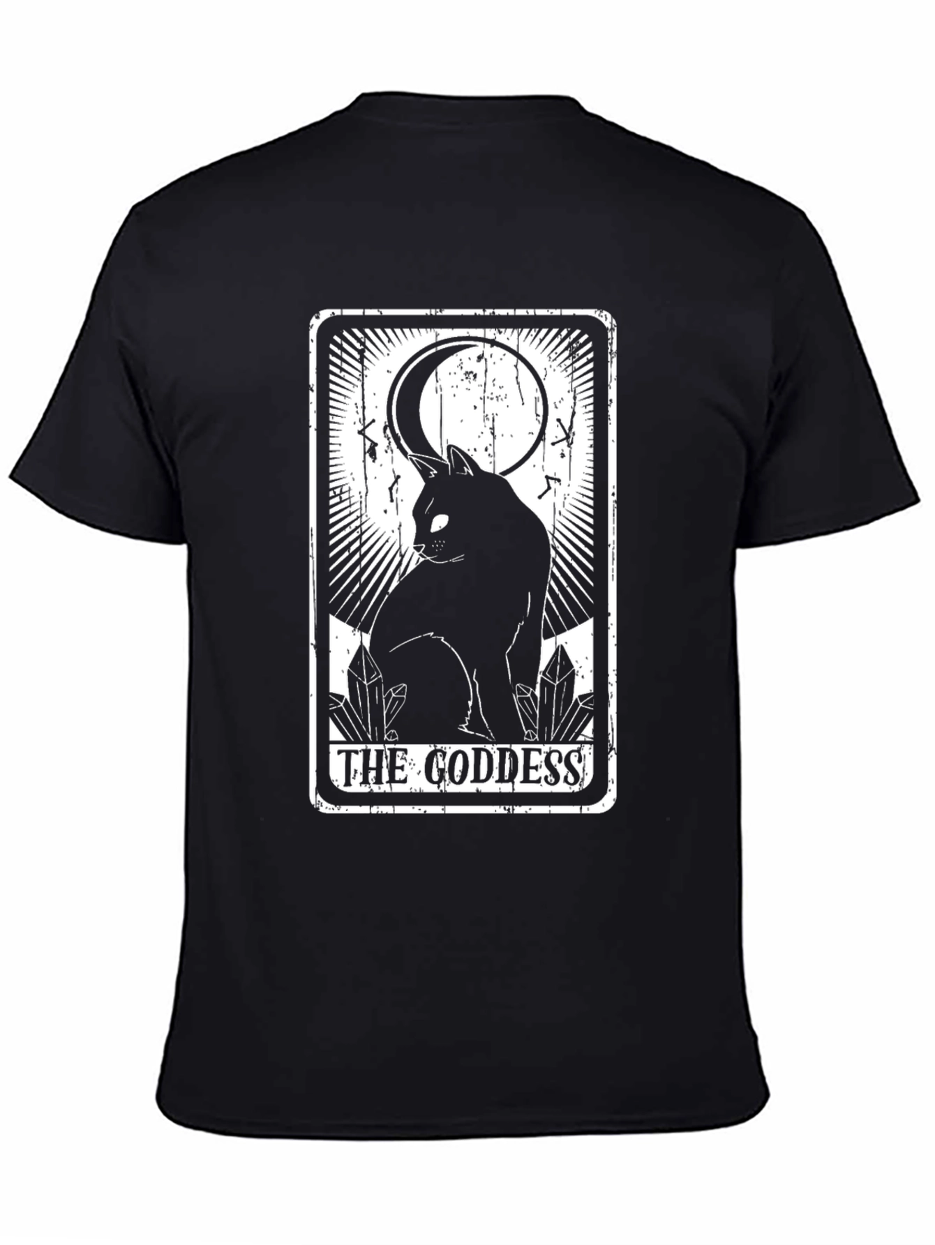 The Goddess Cat Tarot Card T-Shirt