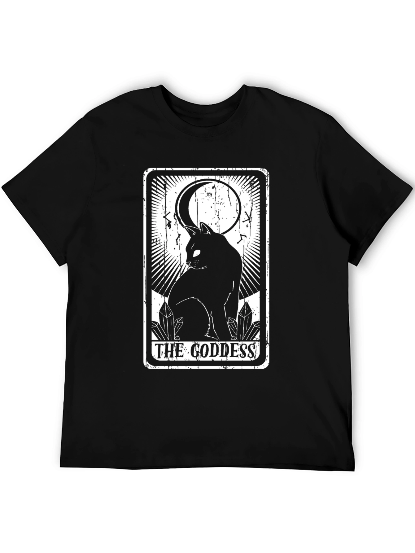 The Goddess Cat Tarot Card T-Shirt