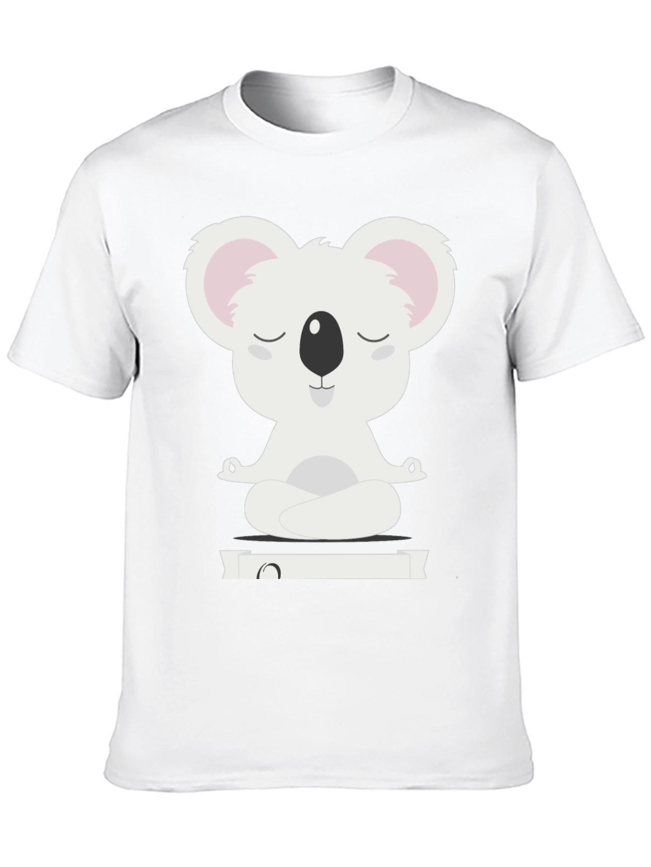 Zen Koala Meditation T-Shirt - Relaxed Fit