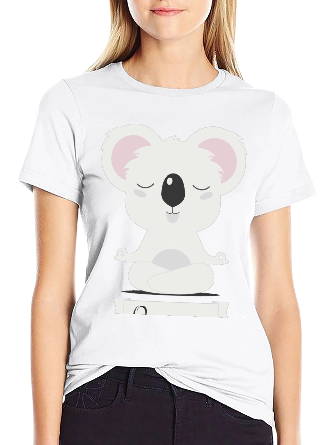 Zen Koala Meditation T-Shirt - Relaxed Fit
