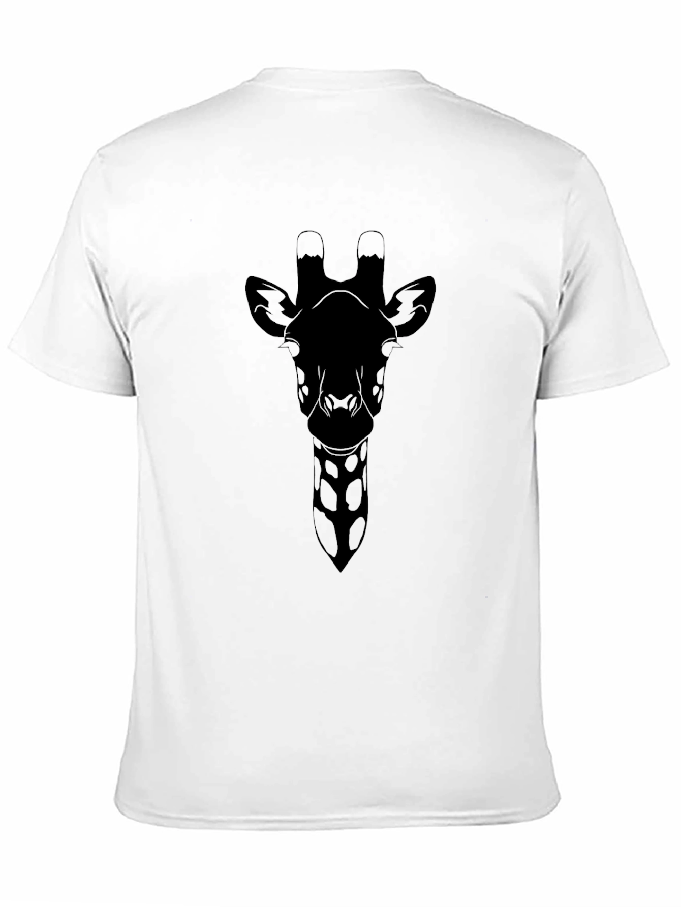 Giraffe Silhouette Graphic Tee - Black T-Shirt