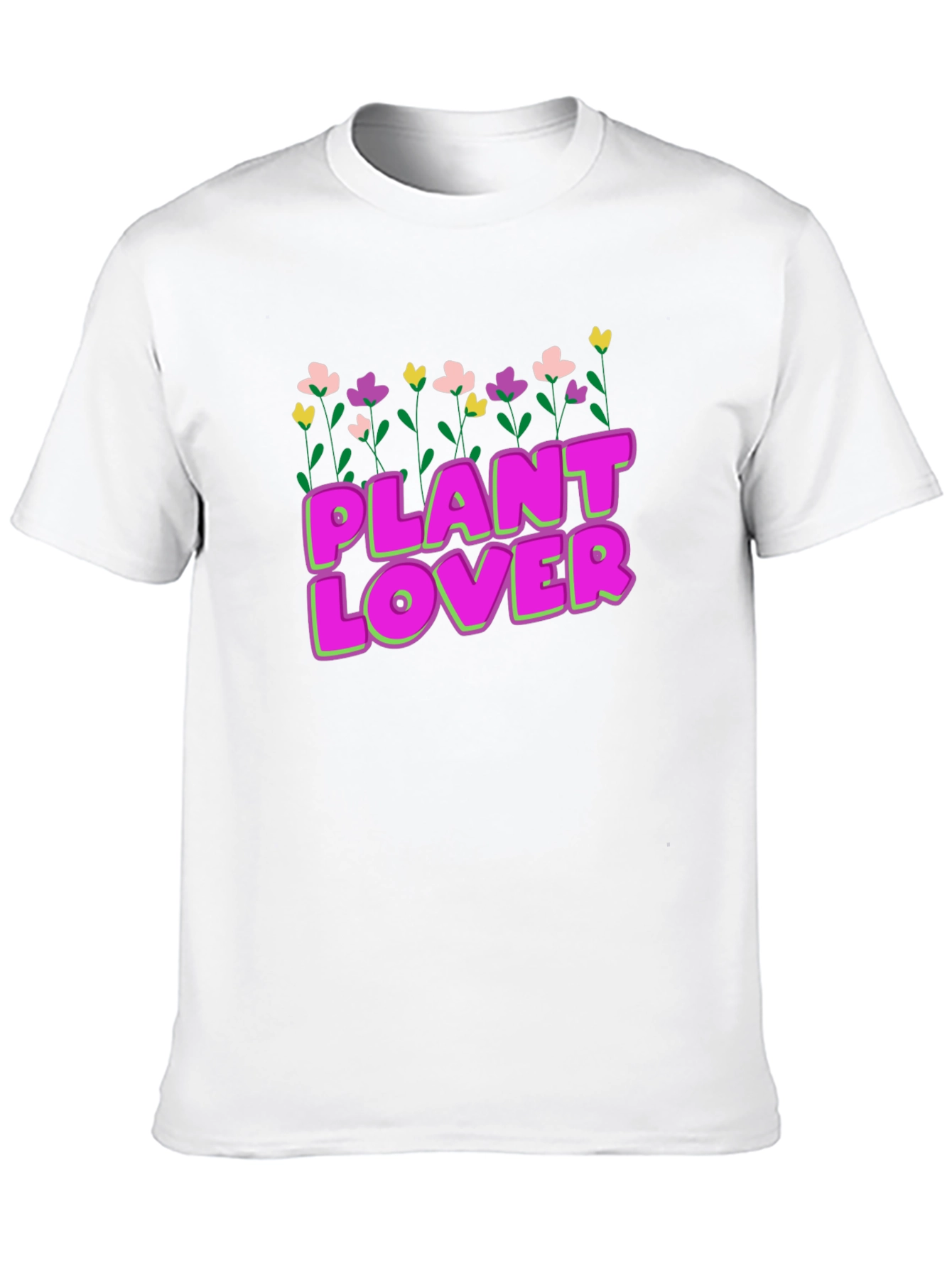 Plant Lover Graphic T-Shirt - Black Cotton Tee