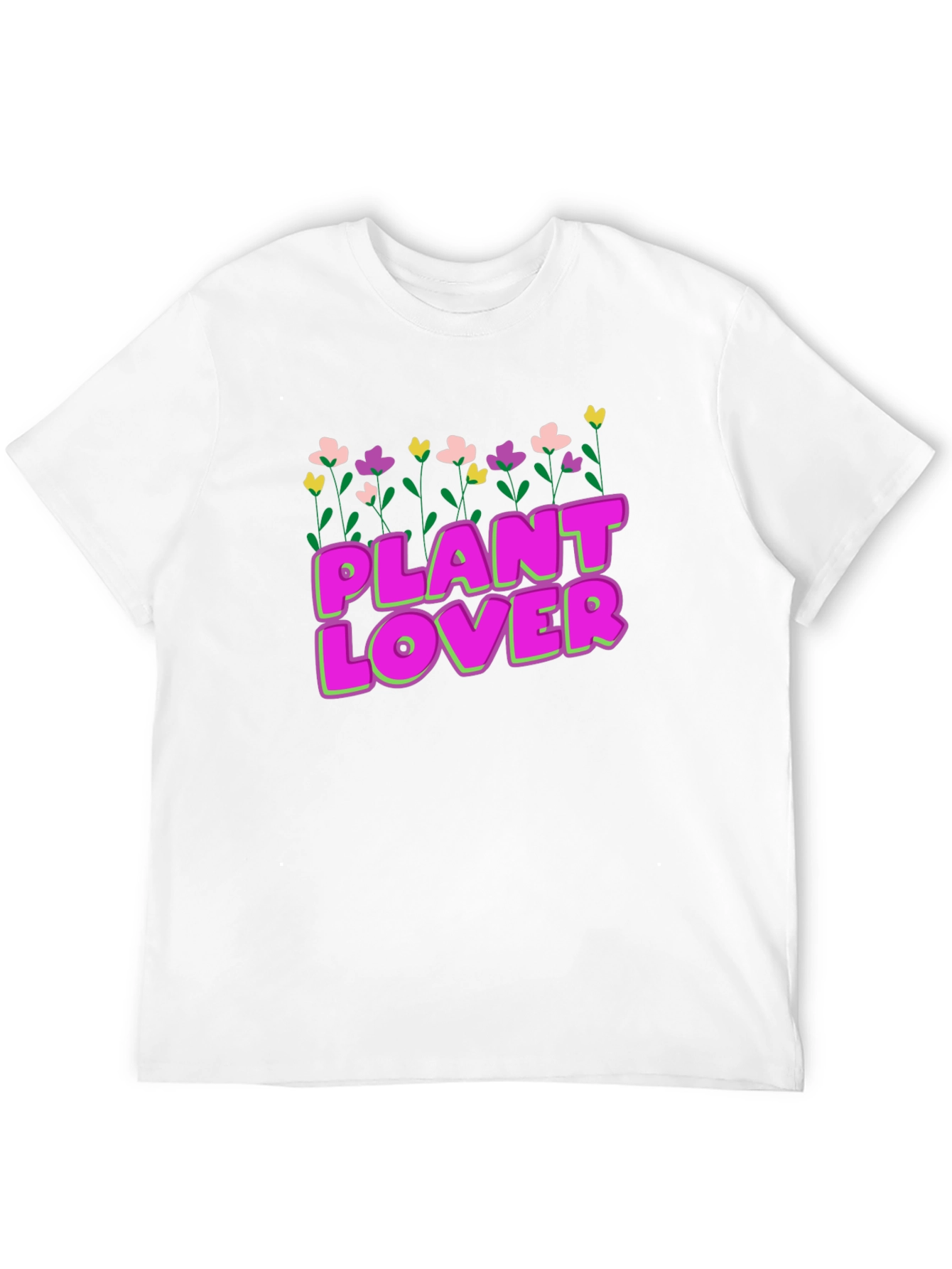 Plant Lover Graphic T-Shirt - Black Cotton Tee