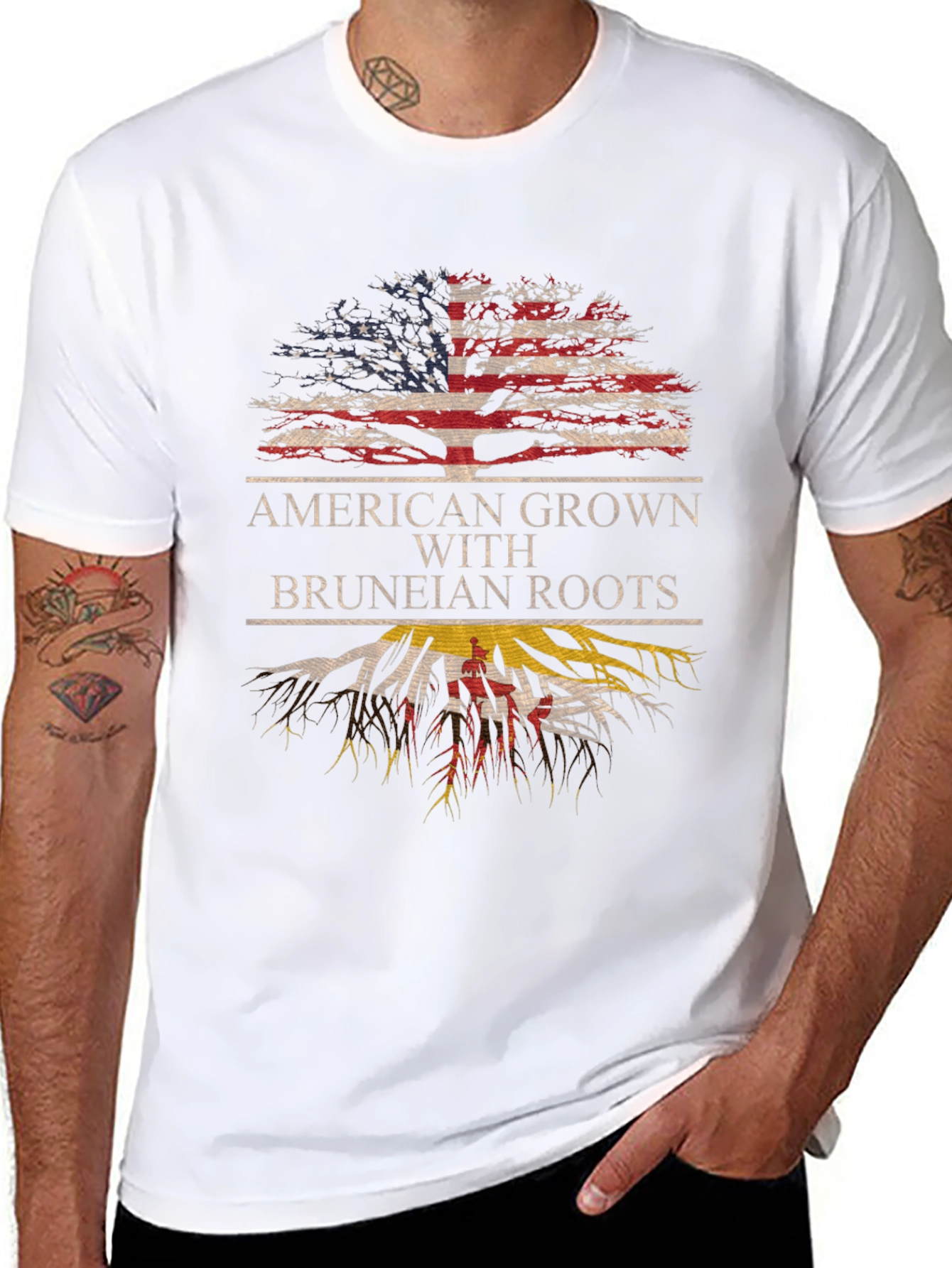 American Grown With Bruneian Roots T-Shirt