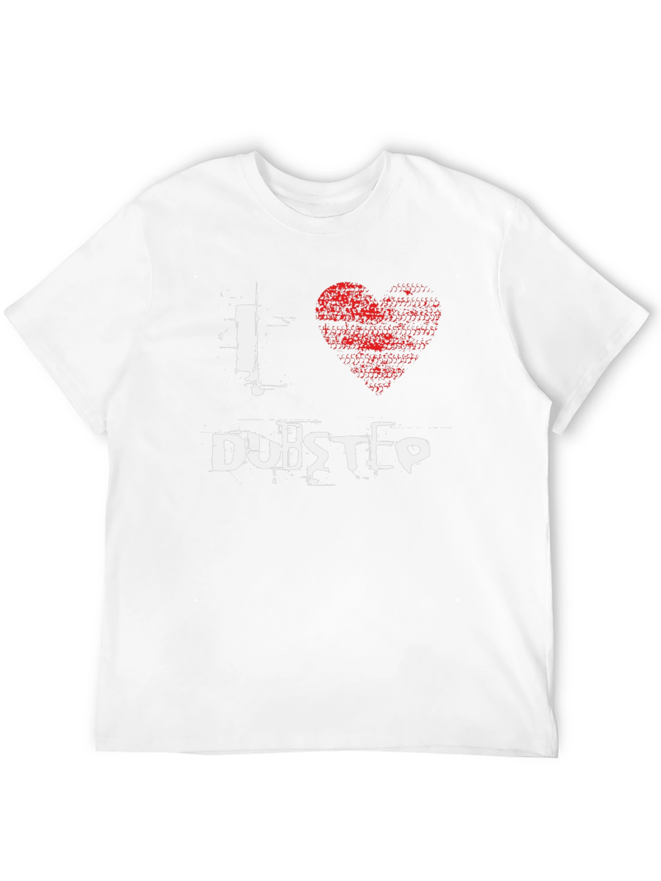 I Love Dubstep Black Graphic T-Shirt