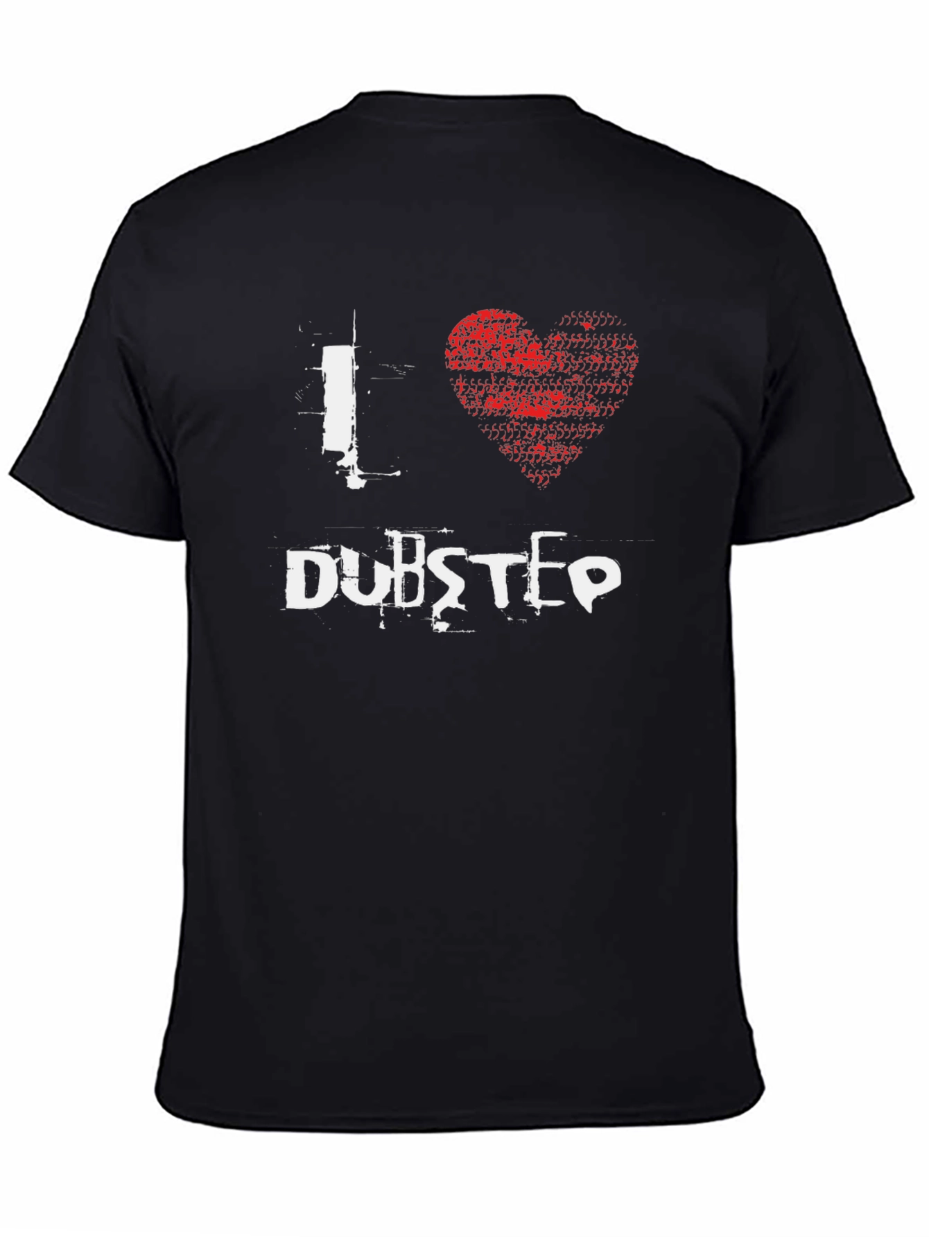 I Love Dubstep Black Graphic T-Shirt