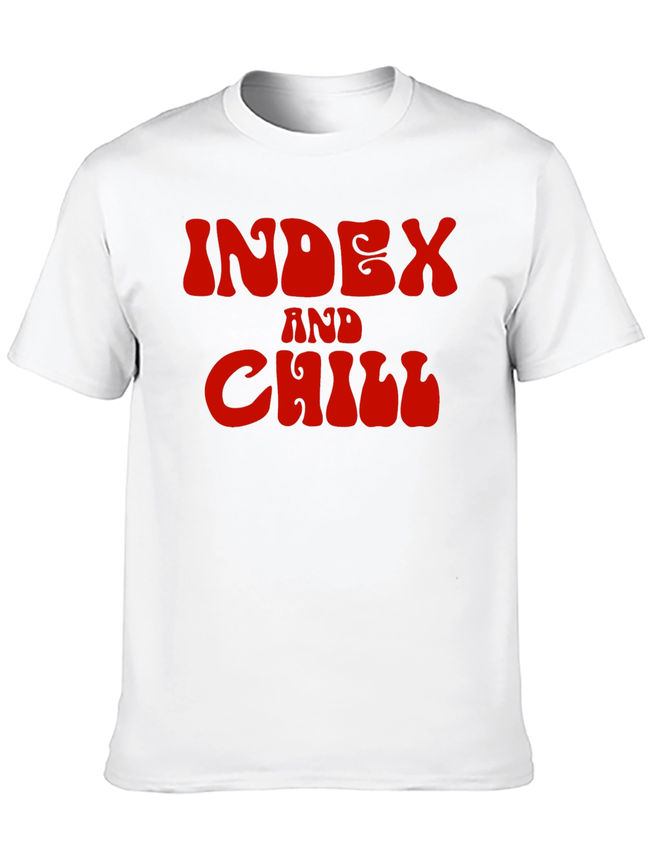 Index and Chill Graphic Tee - Black T-Shirt