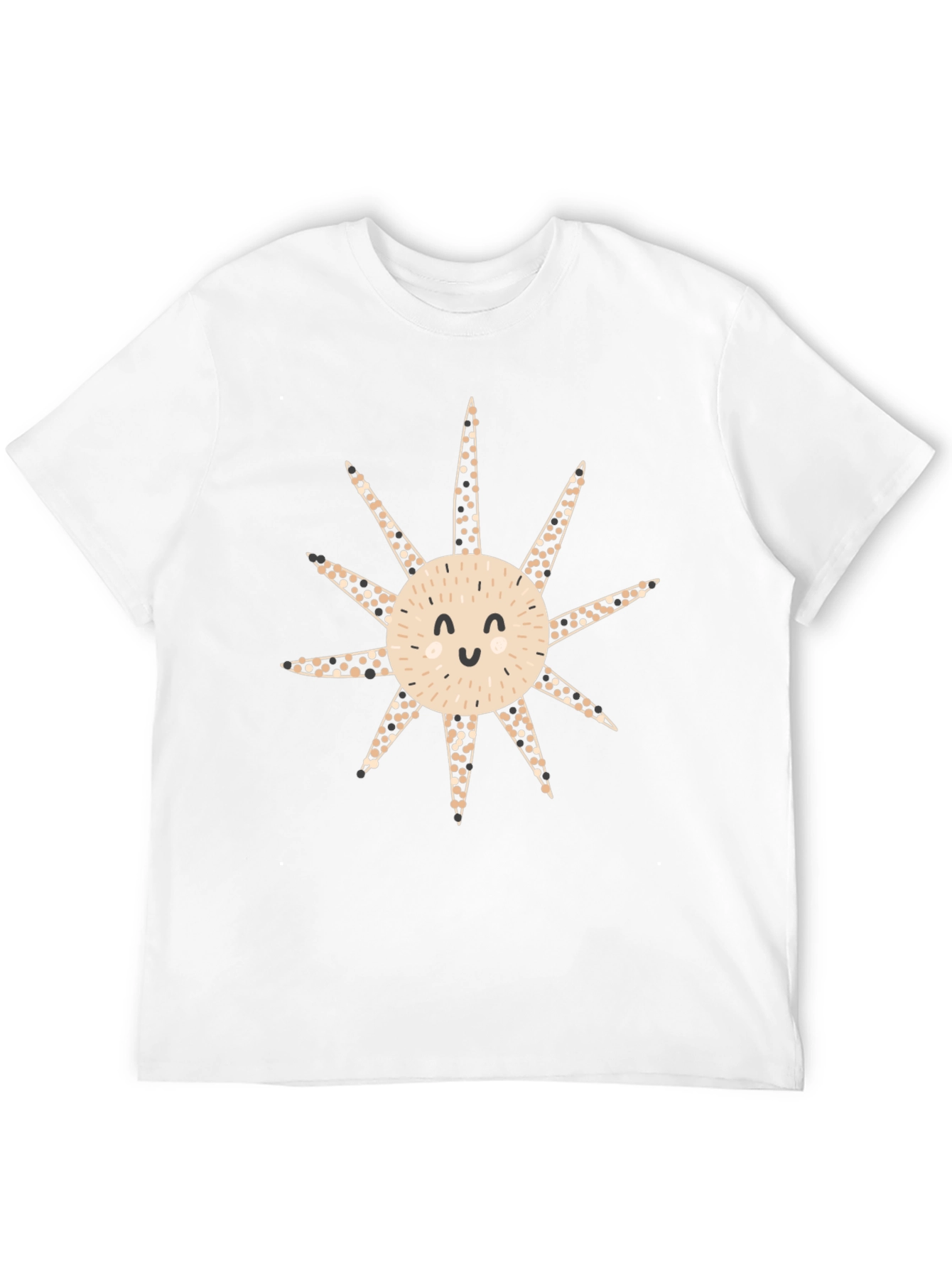 Cute Smiling Sunburst Graphic T-Shirt