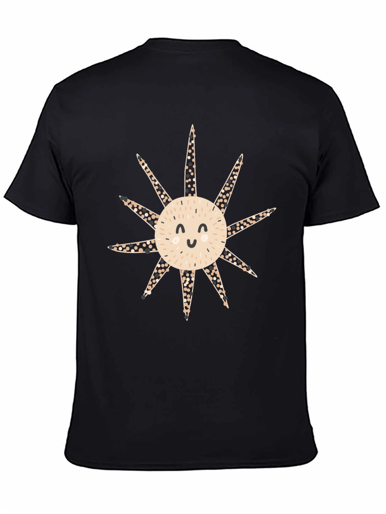 Cute Smiling Sunburst Graphic T-Shirt