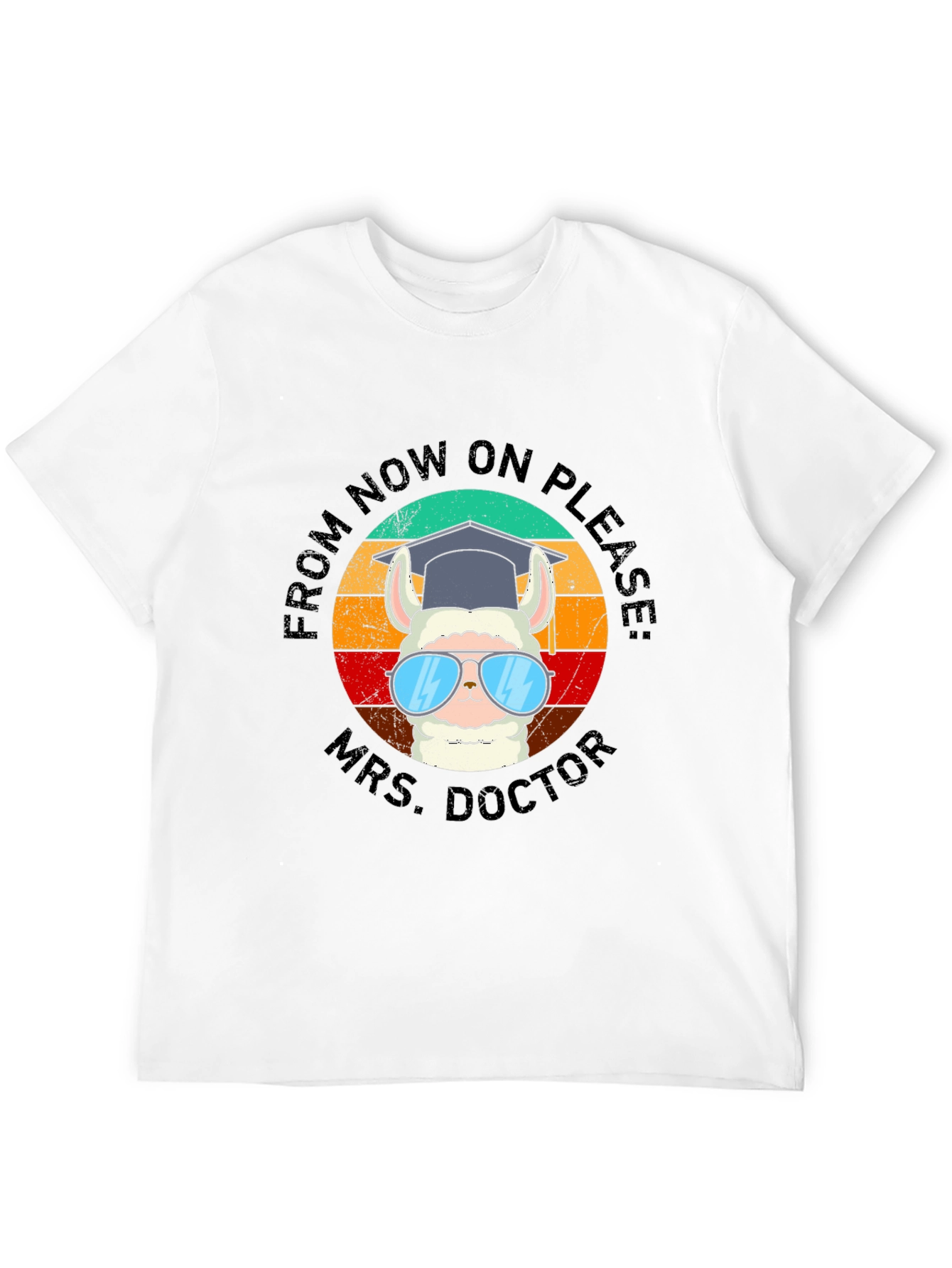 Mrs. Doctor Llama Graphic Tee
