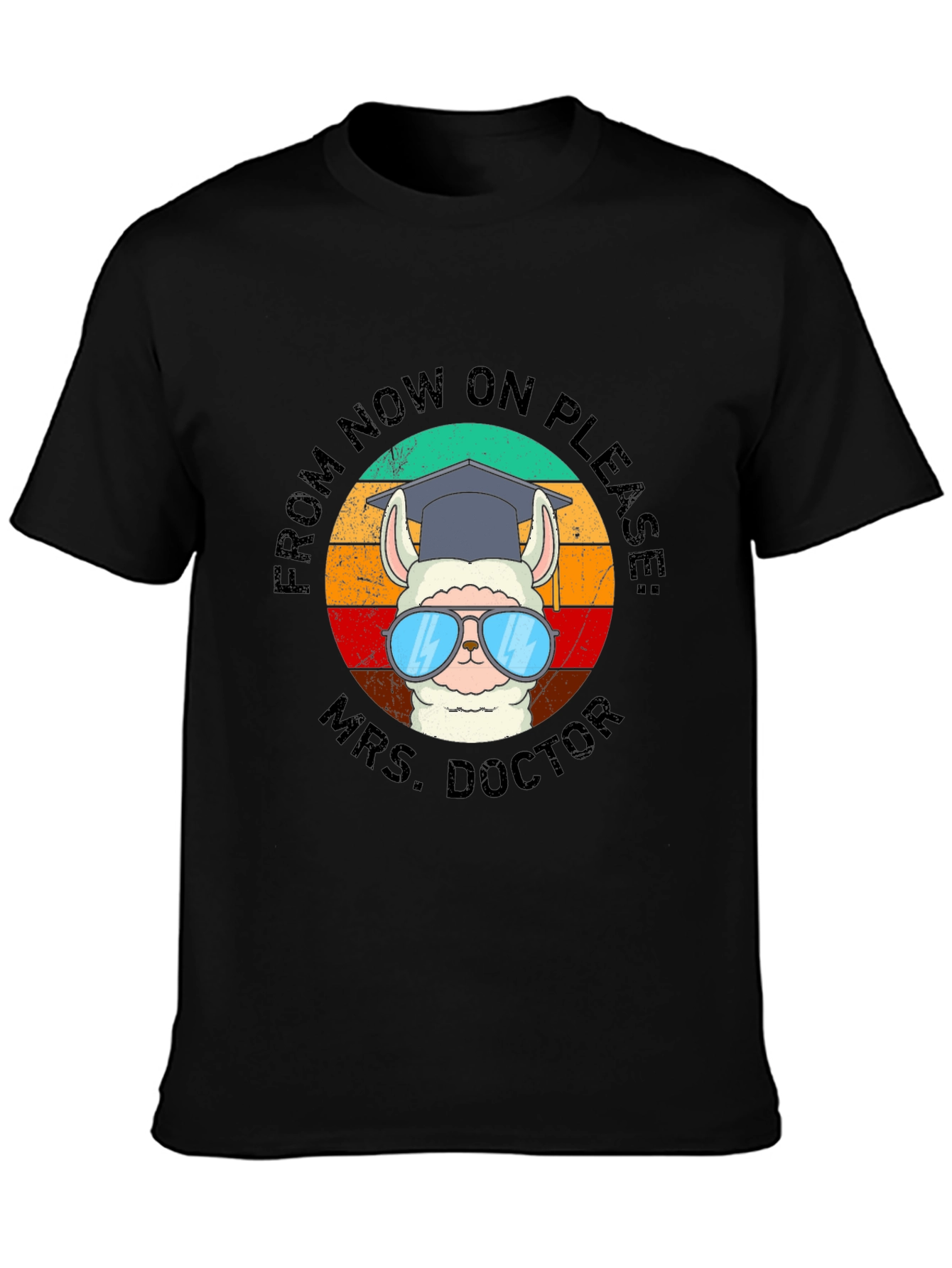 Mrs. Doctor Llama Graphic Tee