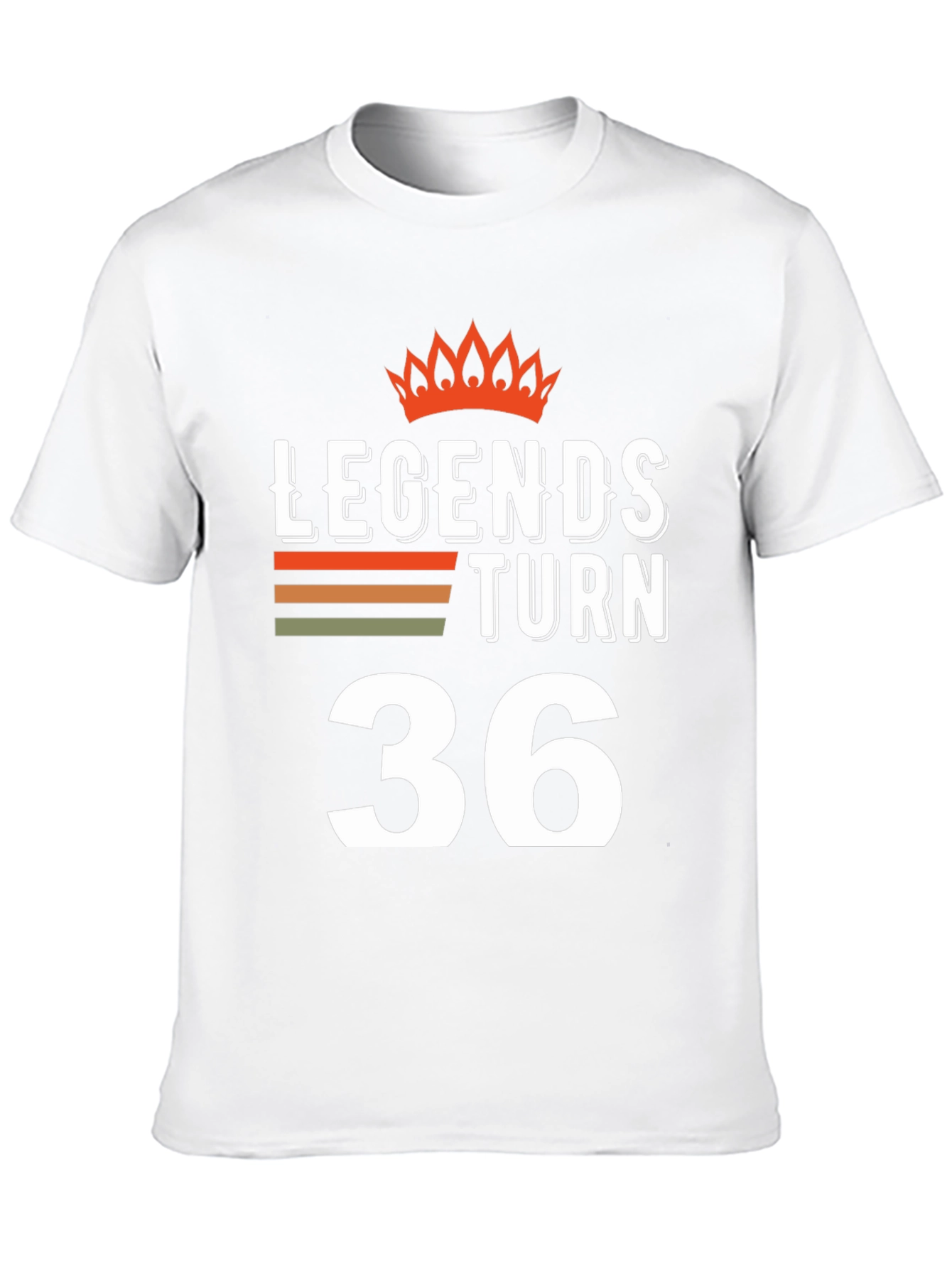 Legends Turn 36 Black Graphic Tee